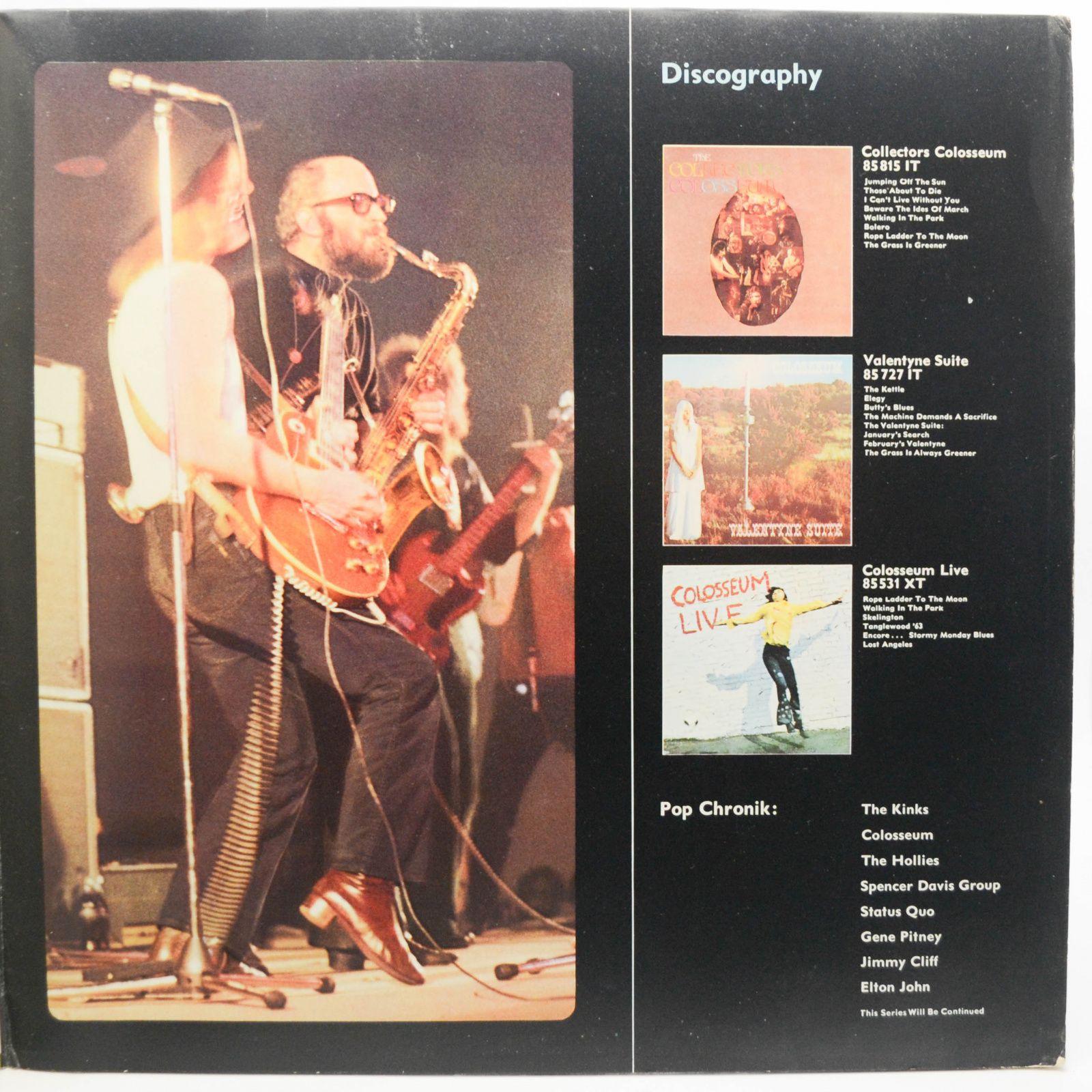 Colosseum — Pop Chronik (2LP),