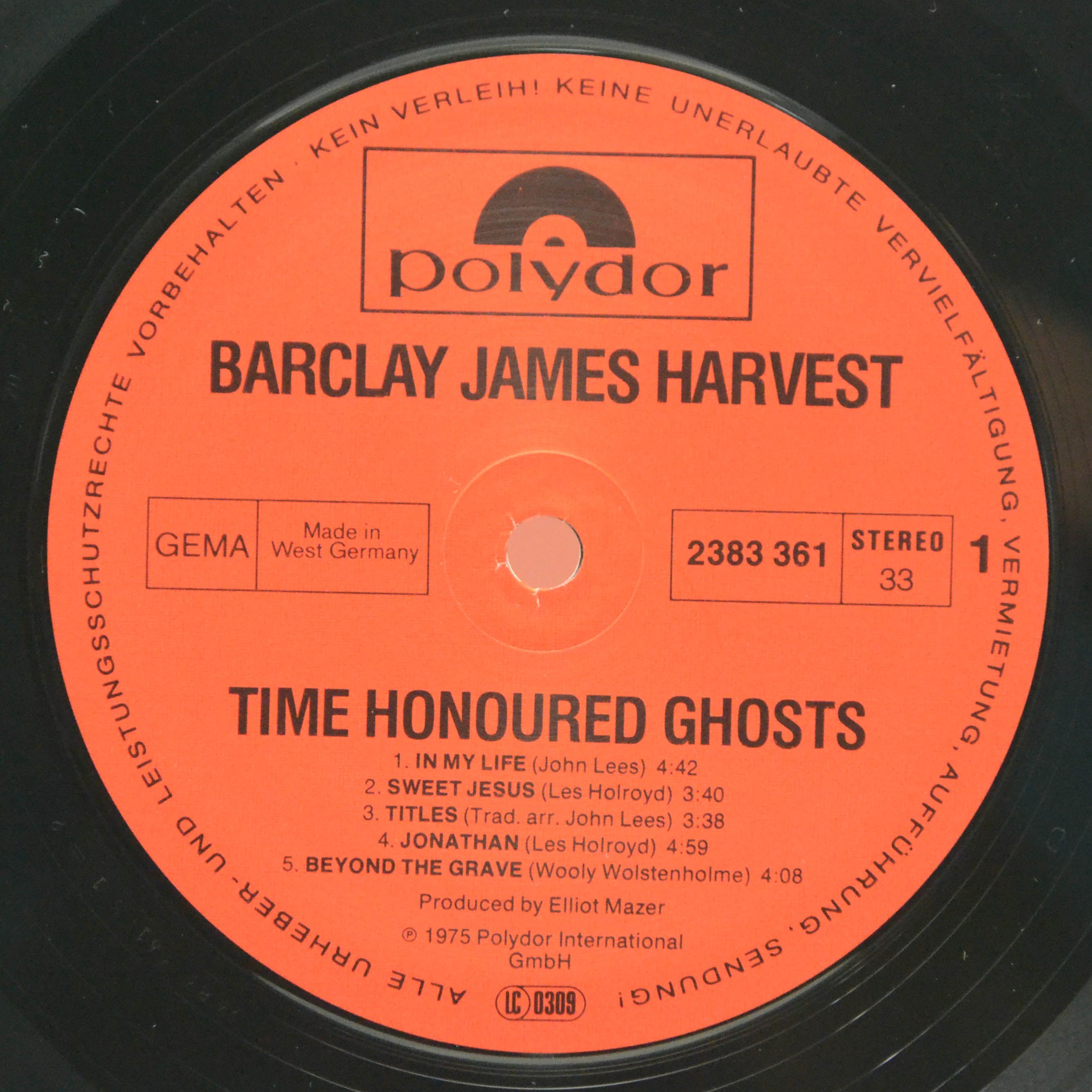 Barclay James Harvest — Time Honoured Ghosts, 1975