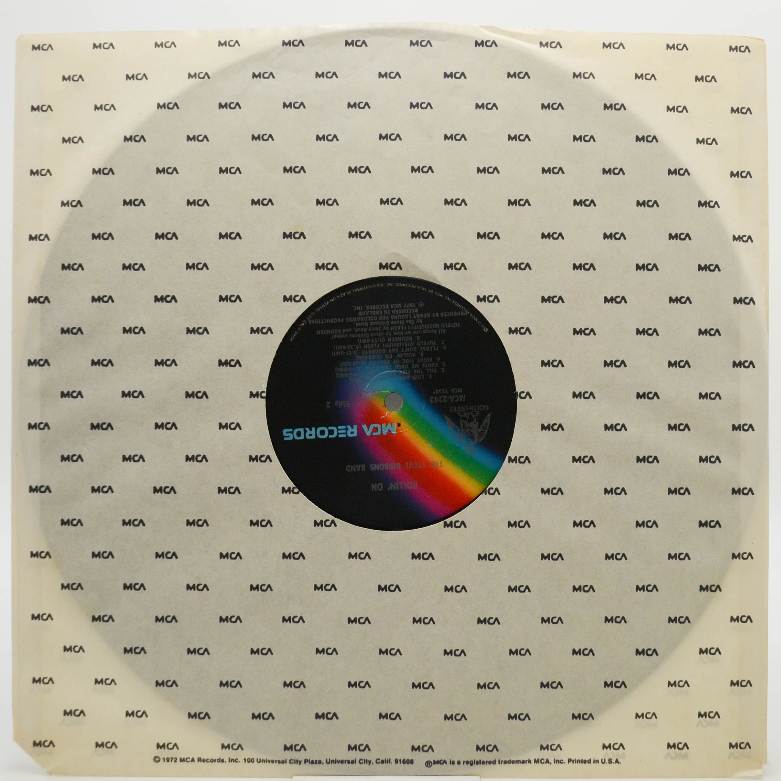 Steve Gibbons Band — Rollin' On (USA), 1977