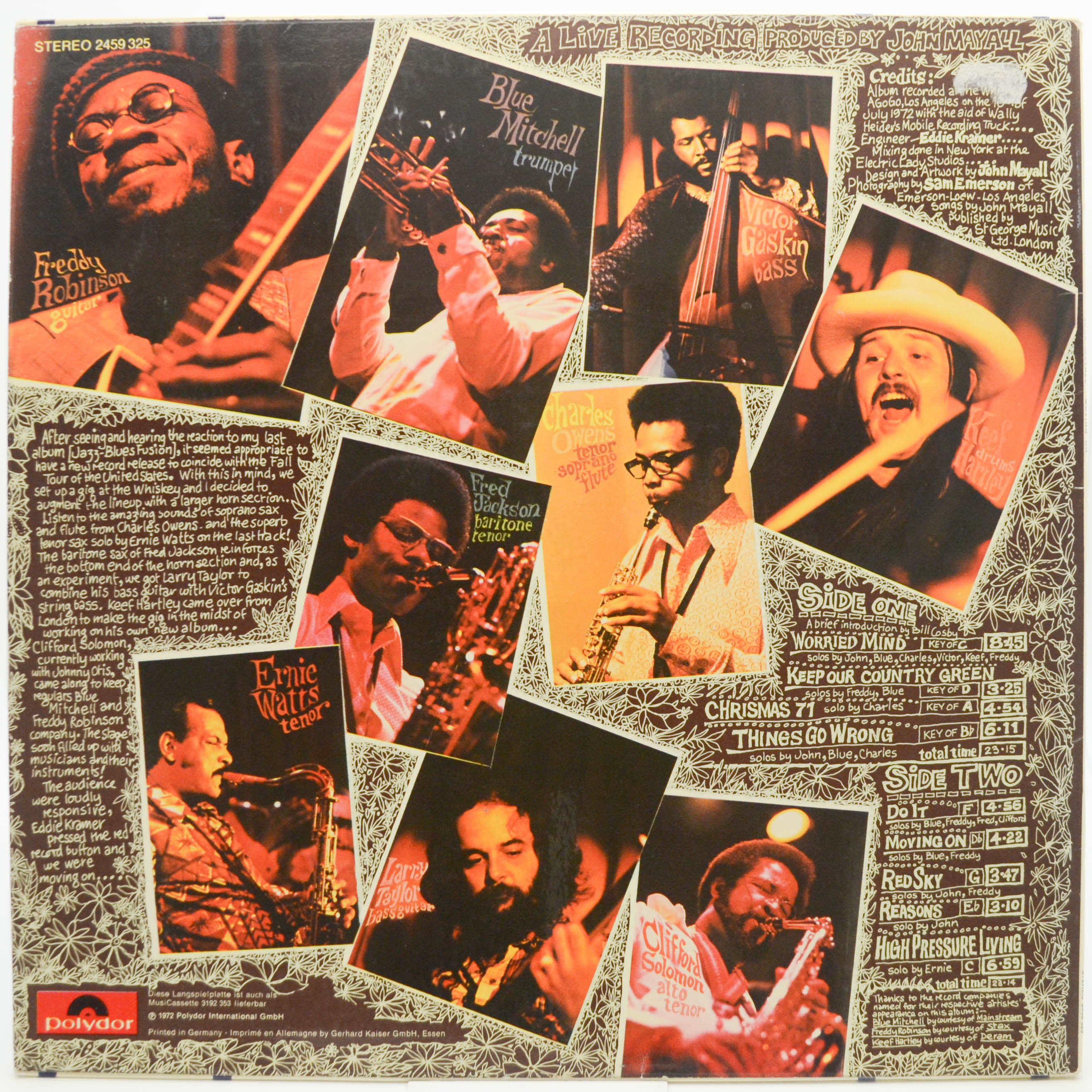 John Mayall — Moving On, 1972