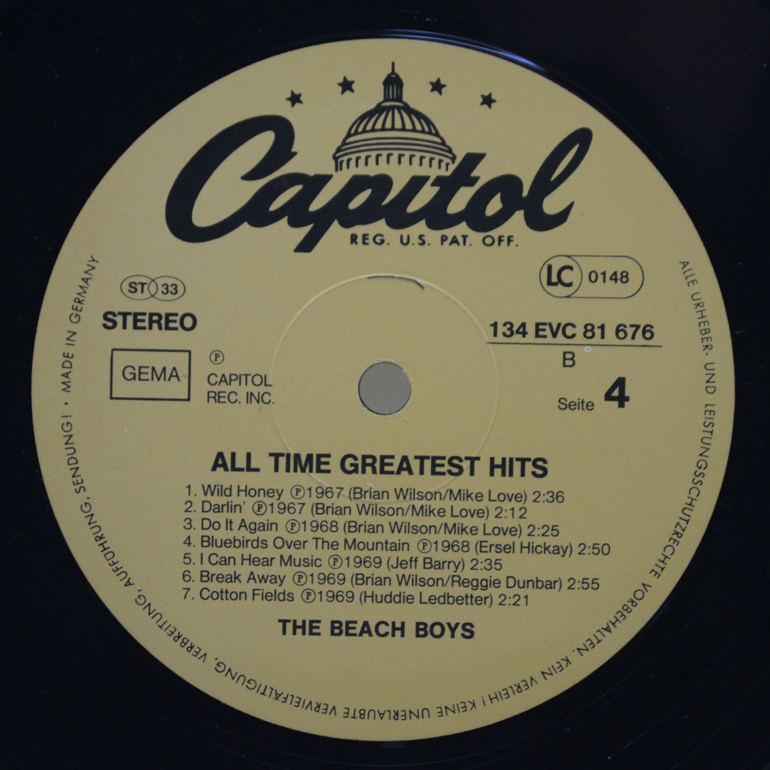 Beach Boys — All Time Greatest Hits (2LP), 1974