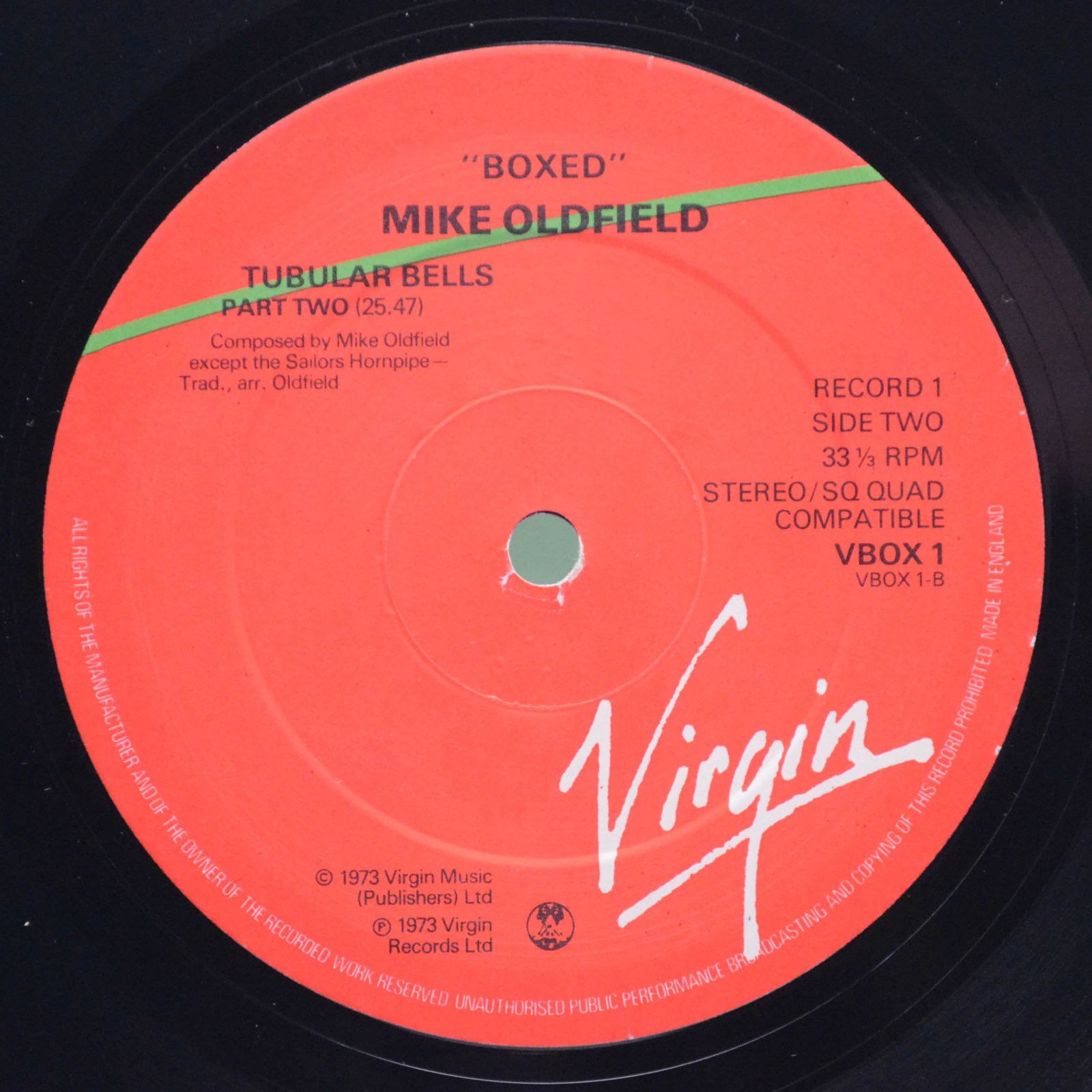Mike Oldfield — Boxed (Box-set, UK), 1976