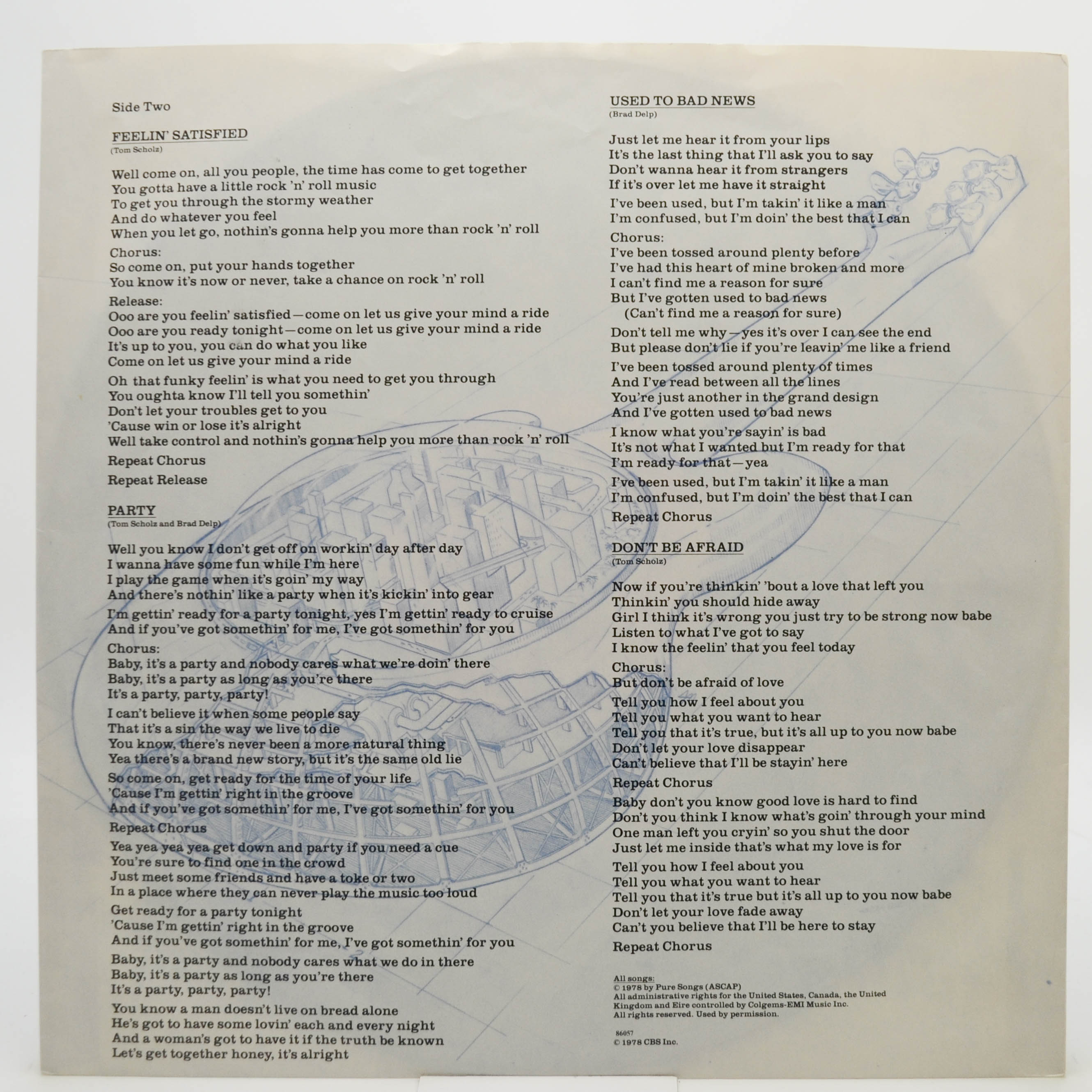 Boston — Don't Look Back, 1978