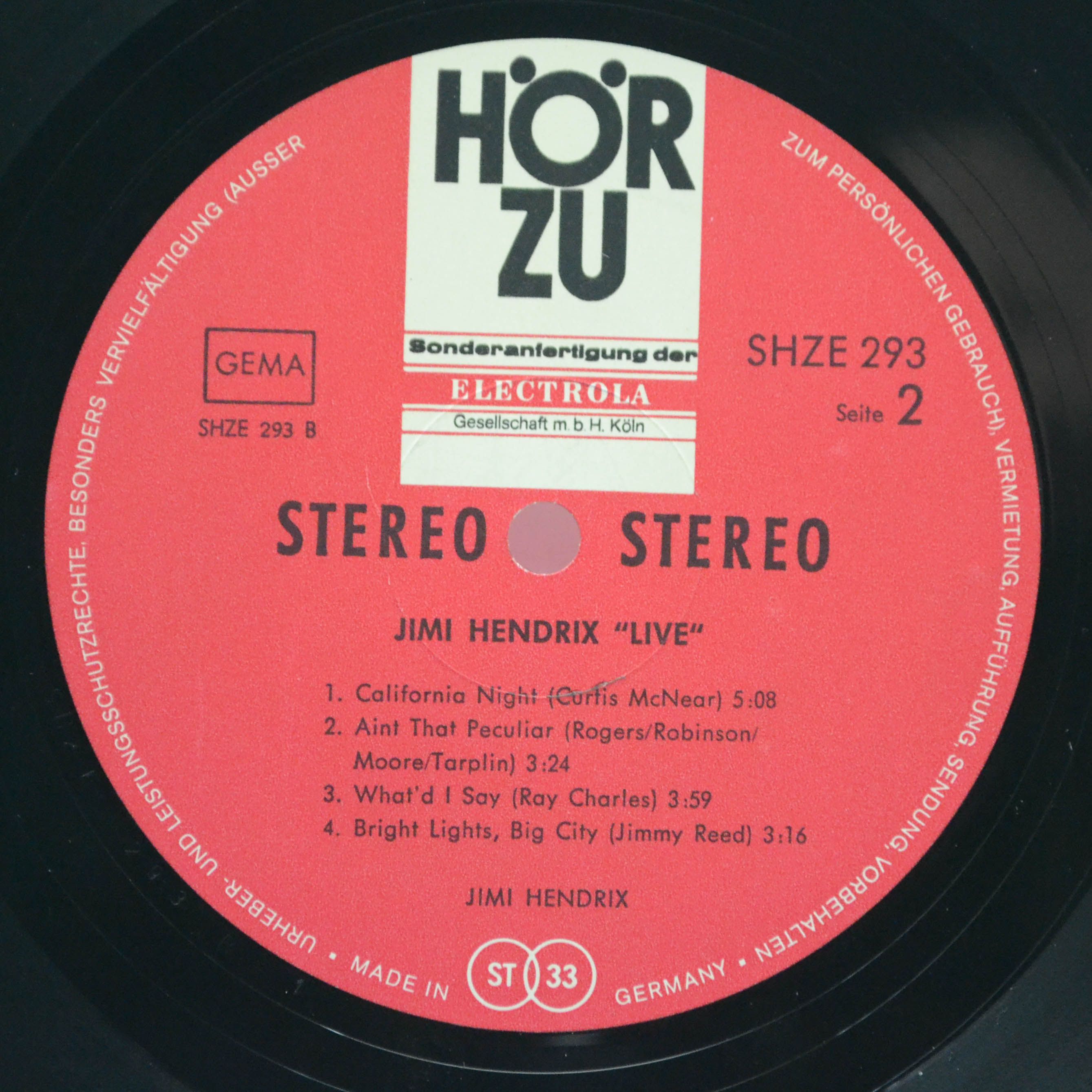 Jimi Hendrix — Live, 1970