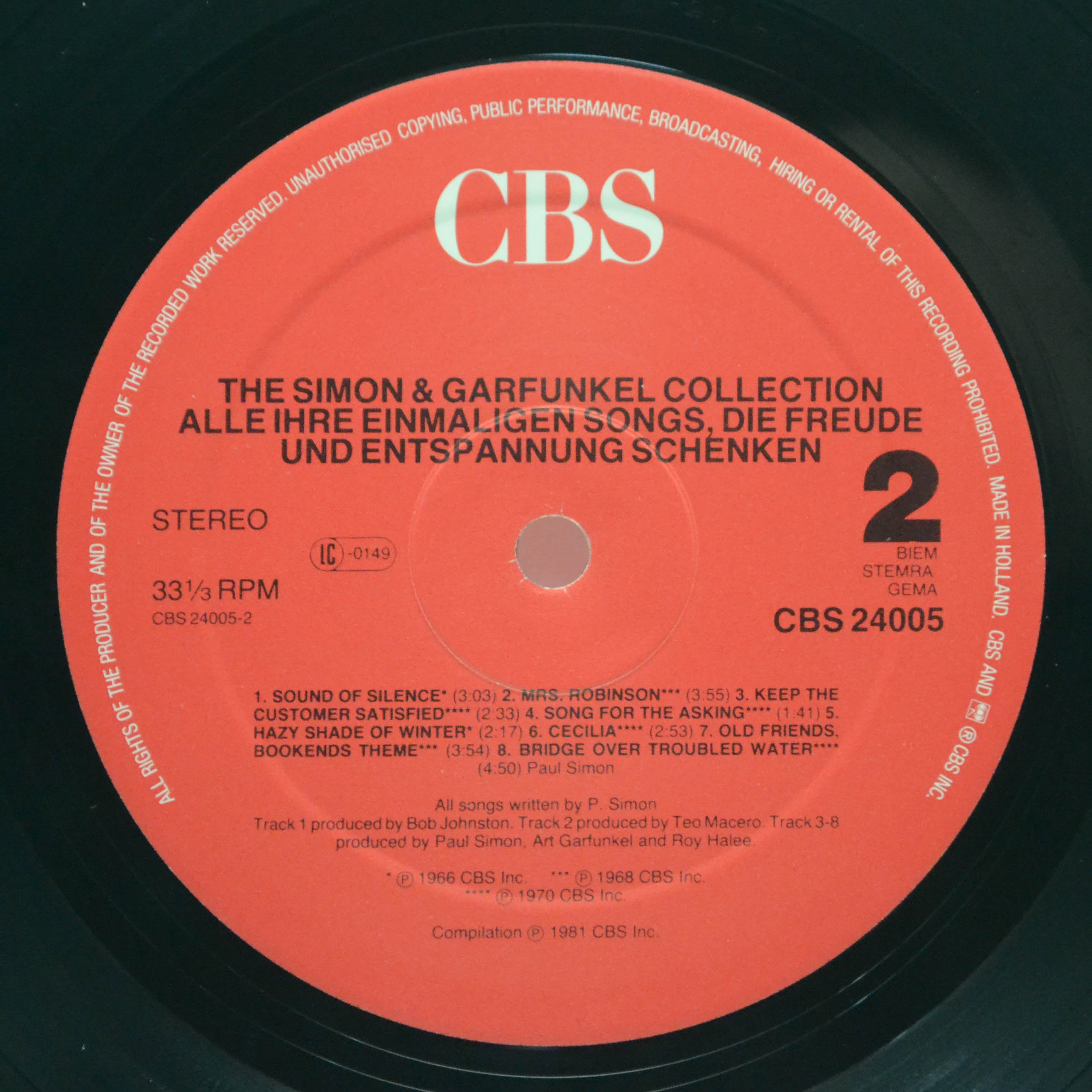 Simon & Garfunkel — The Simon & Garfunkel Collection, 1981