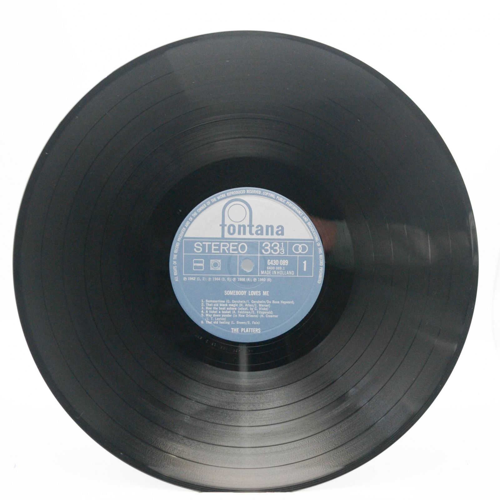 Platters — Somebody Loves Me,