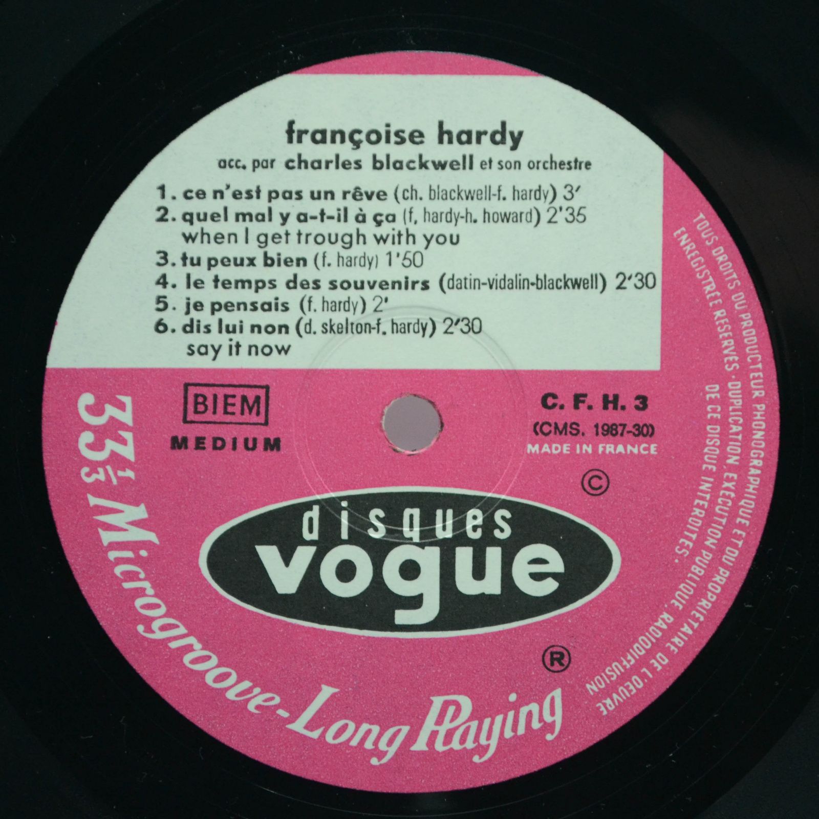 Françoise Hardy — Françoise Hardy (France), 1965