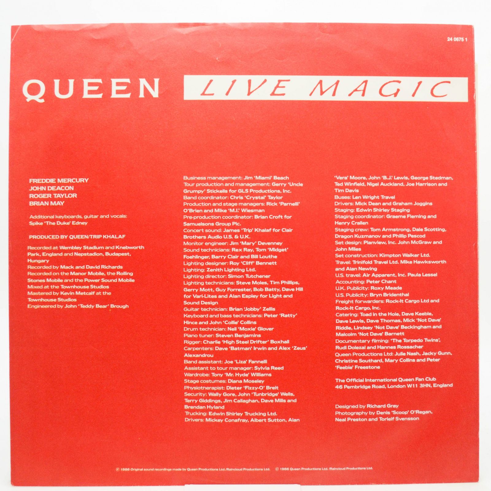 Queen — Live Magic, 1986