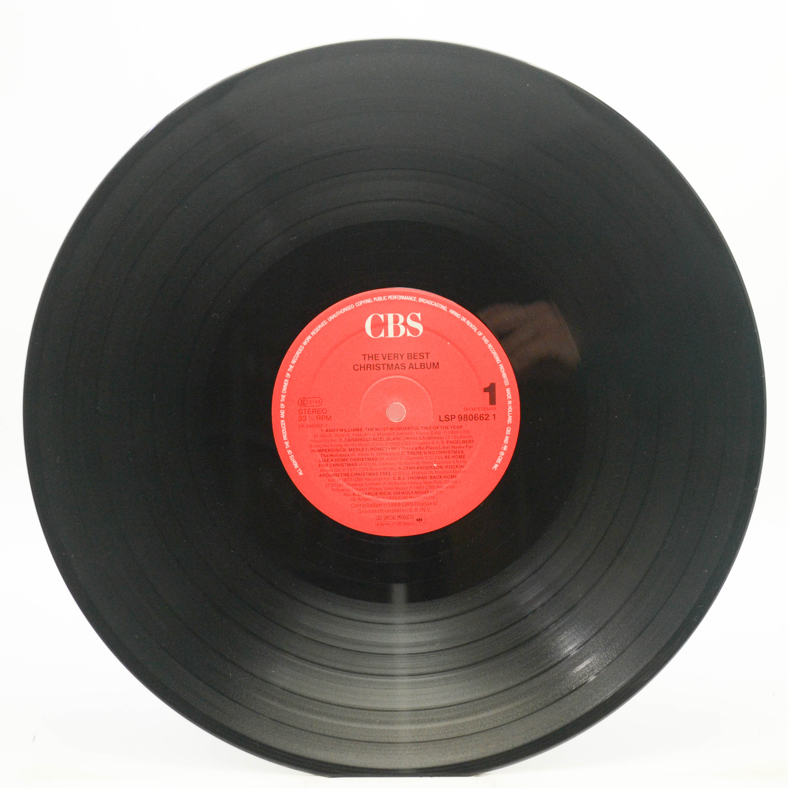 Various — The Very Best Christmas Album (2LP), 1988