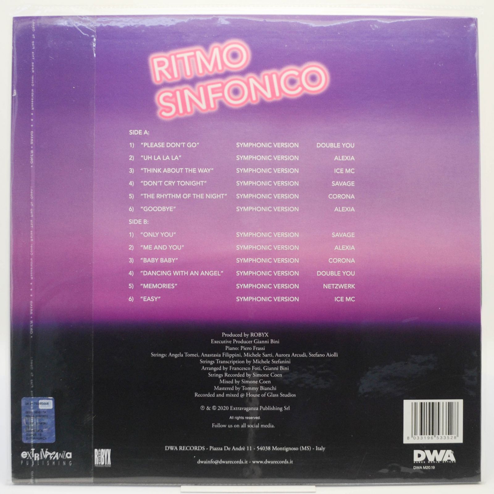 Savage — Ritmo Sinfonico - Savage & Friends (Italy, Автограф Savage), 2020