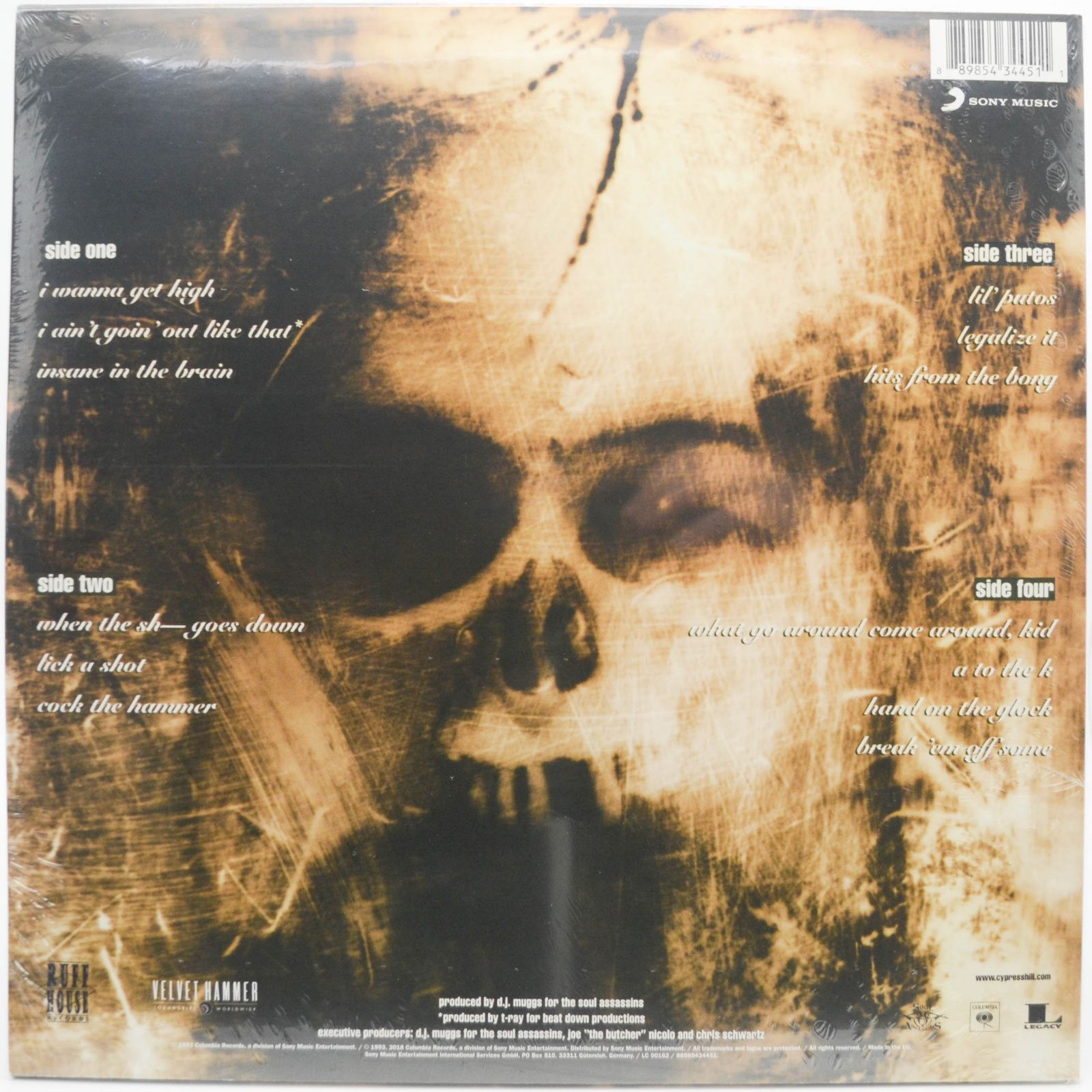 Cypress Hill — Black Sunday (2LP), 1993