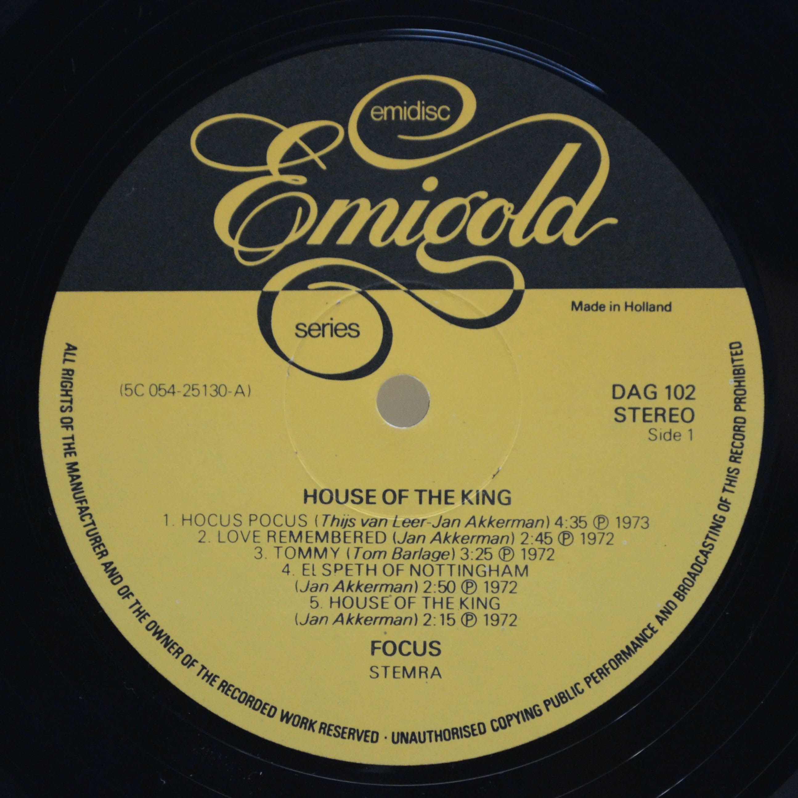 Focus — House Of The King (Holland), 1976