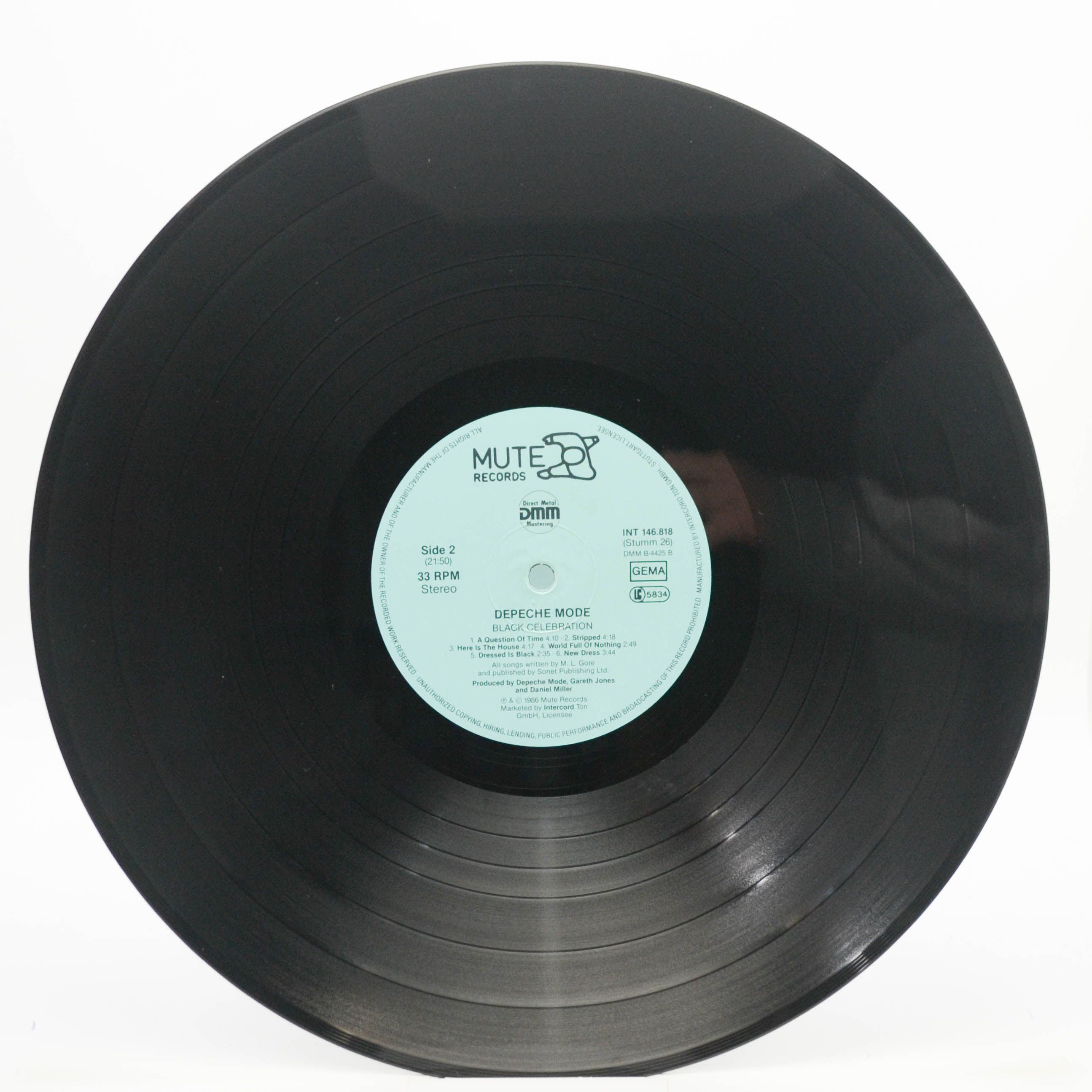 Depeche Mode — Black Celebration, 1986