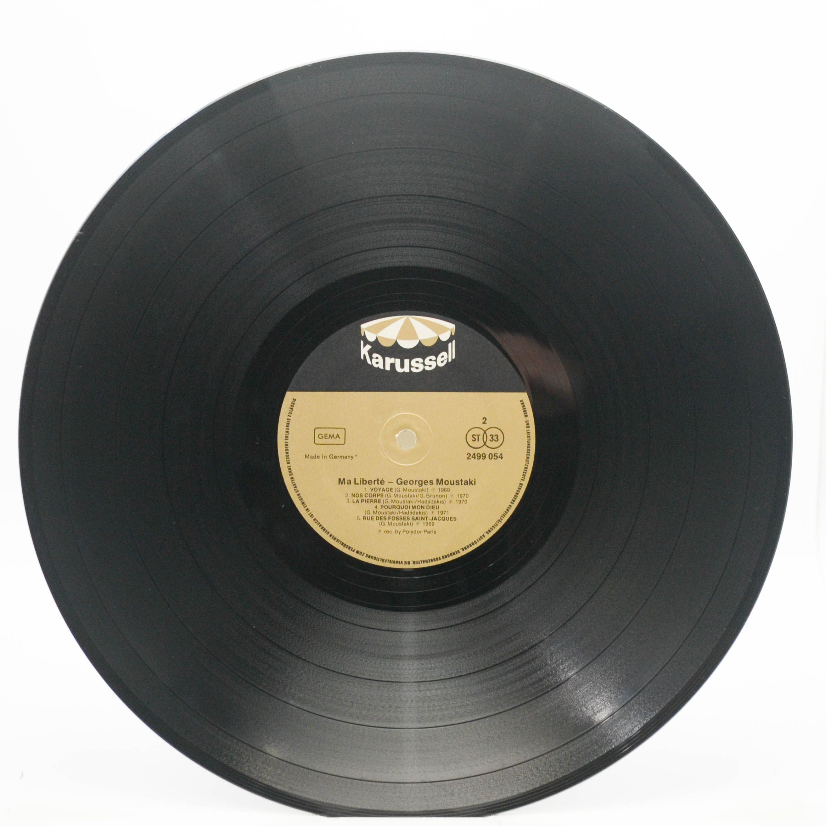 Georges Moustaki — Ma Liberté, 1970