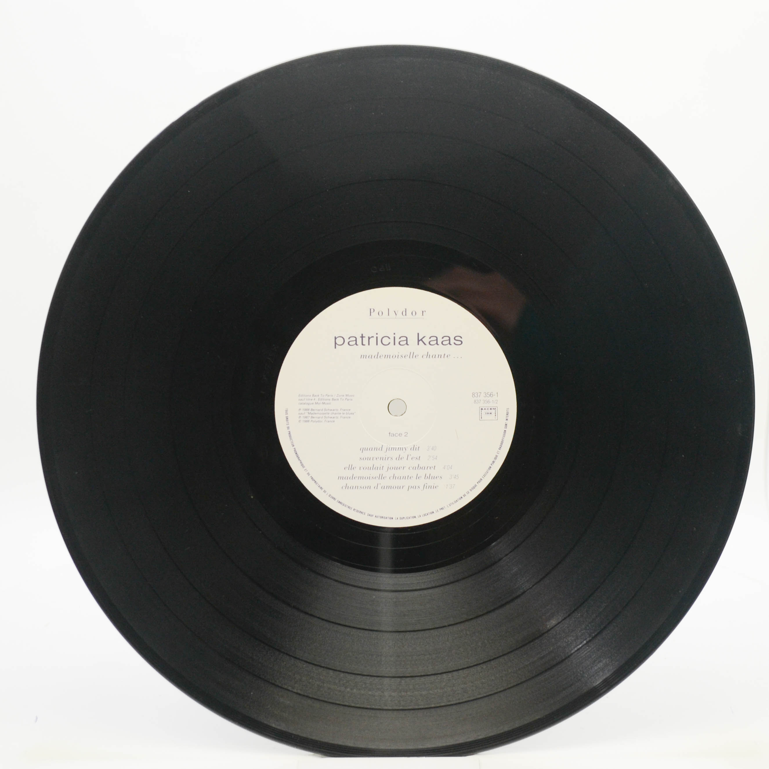 Patricia Kaas — Mademoiselle Chante... (1-st, France), 1988