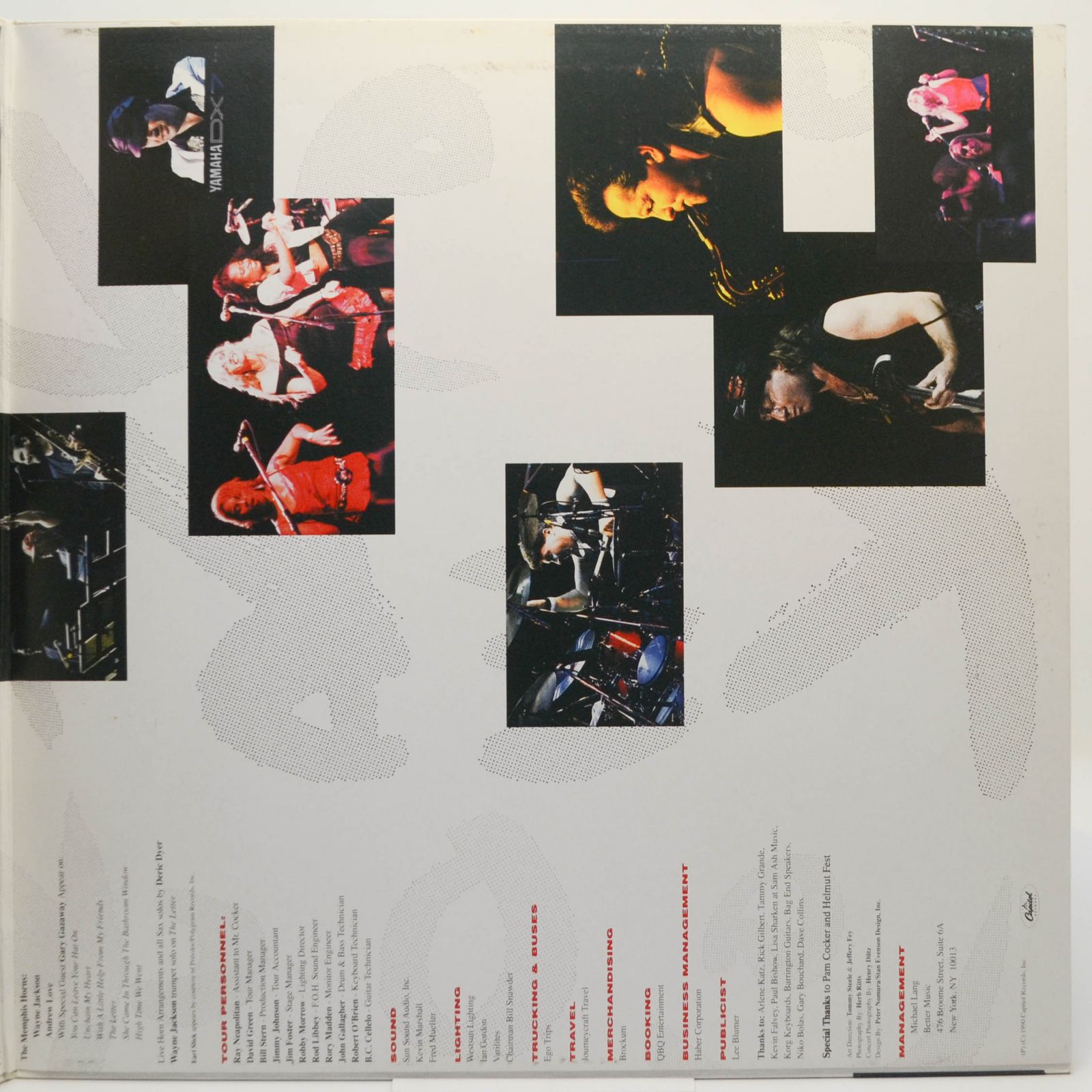 Joe Cocker — Joe Cocker Live (2LP), 1990