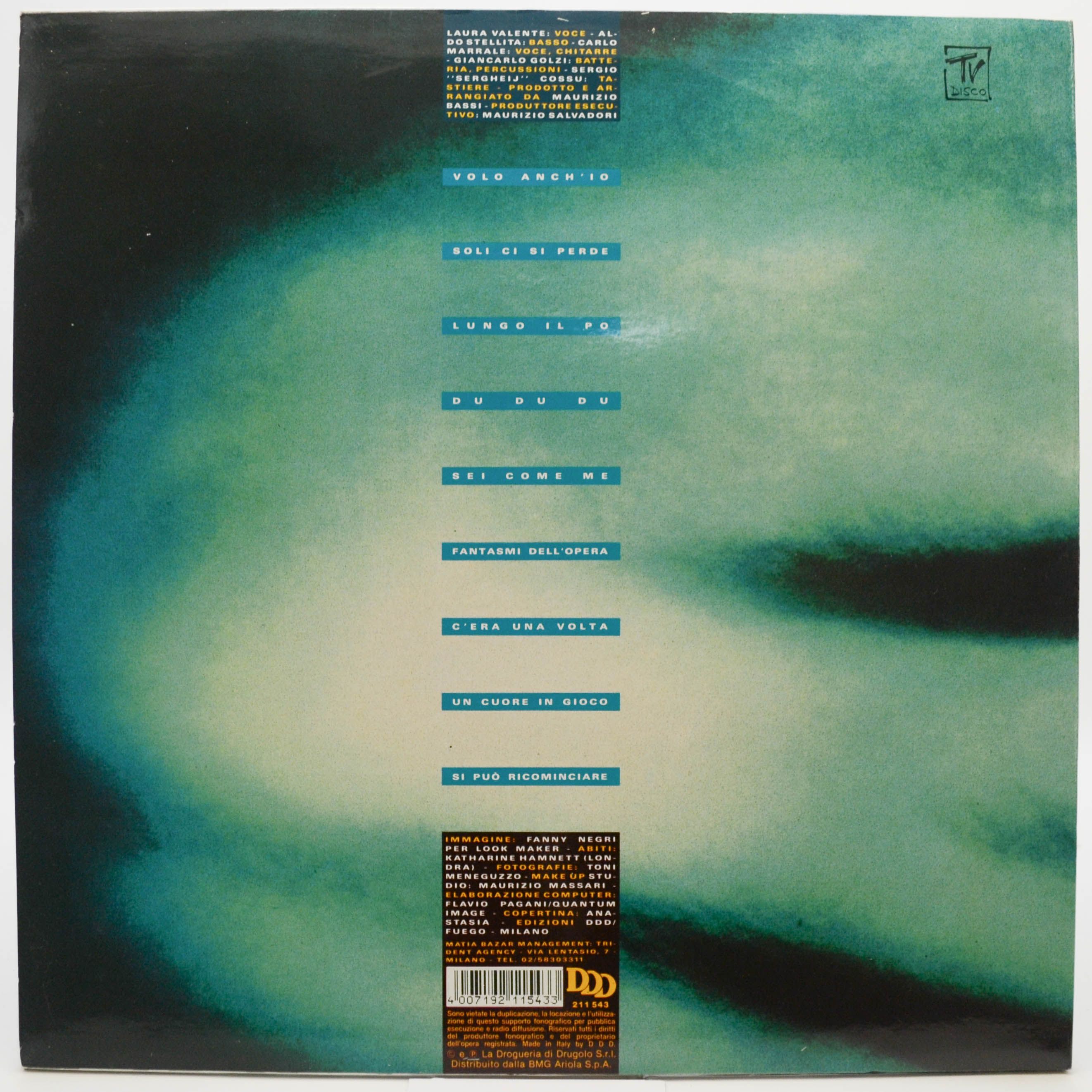 Matia Bazar — Anime Pigre (1-st, Italy), 1991