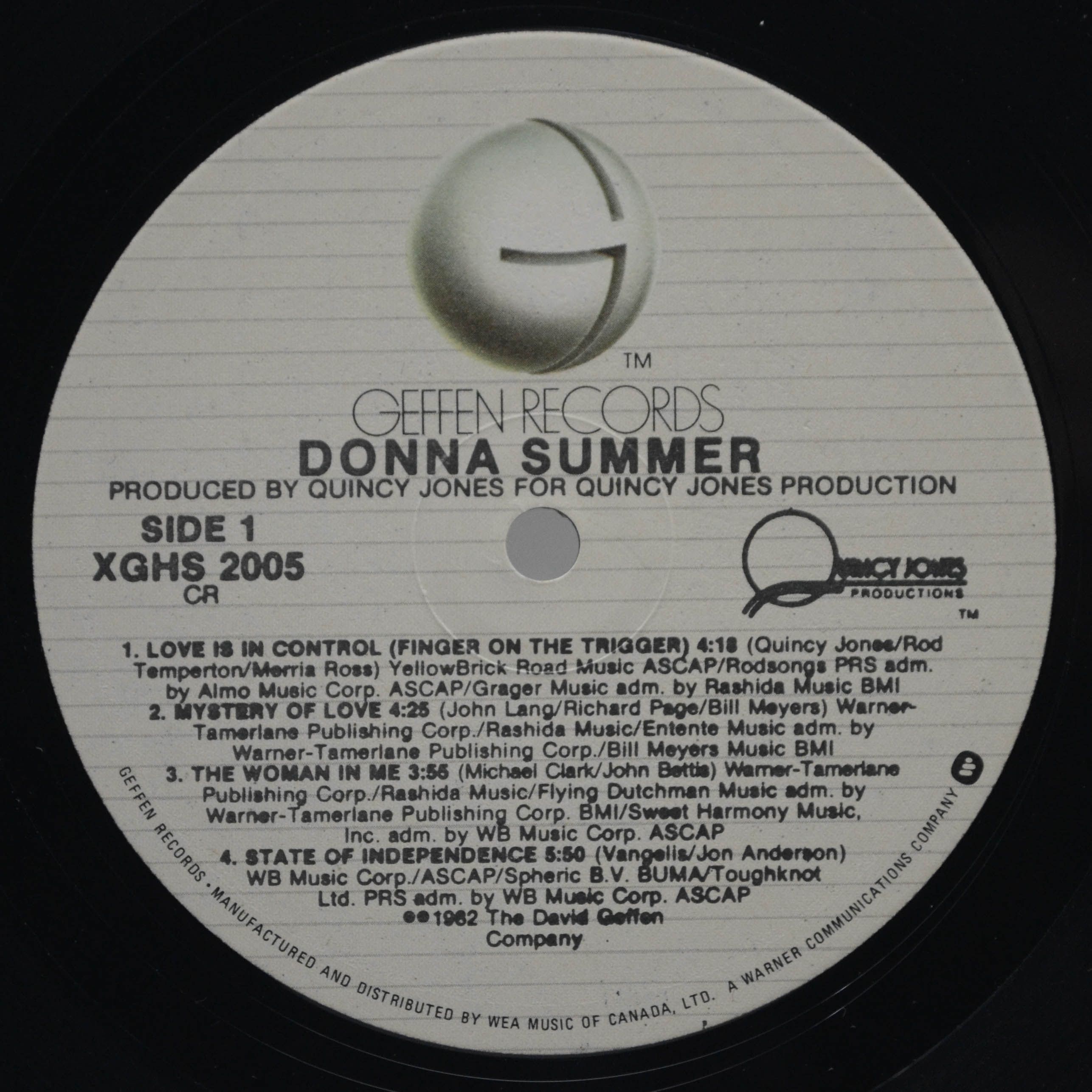 Donna Summer — Donna Summer, 1982