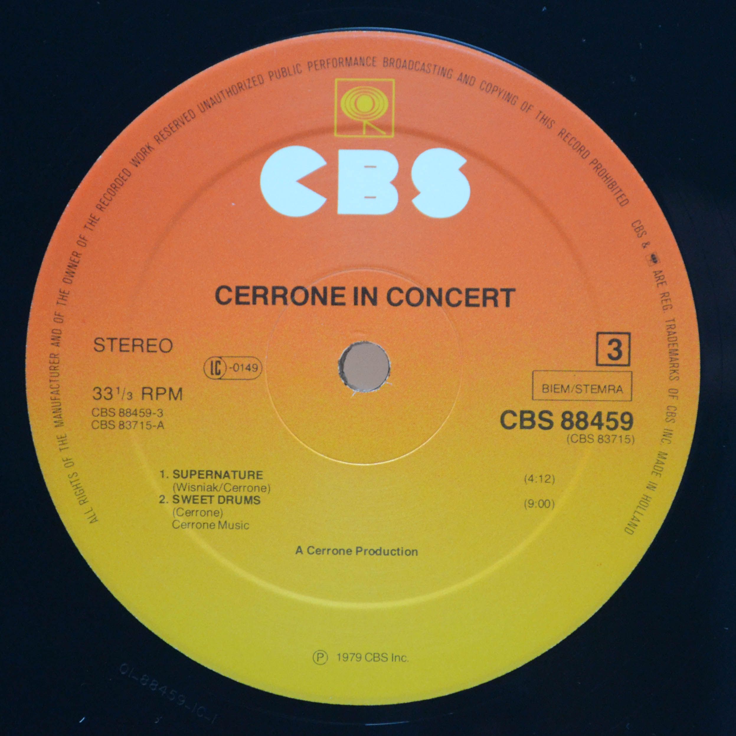 Cerrone — In Concert (2LP), 1979