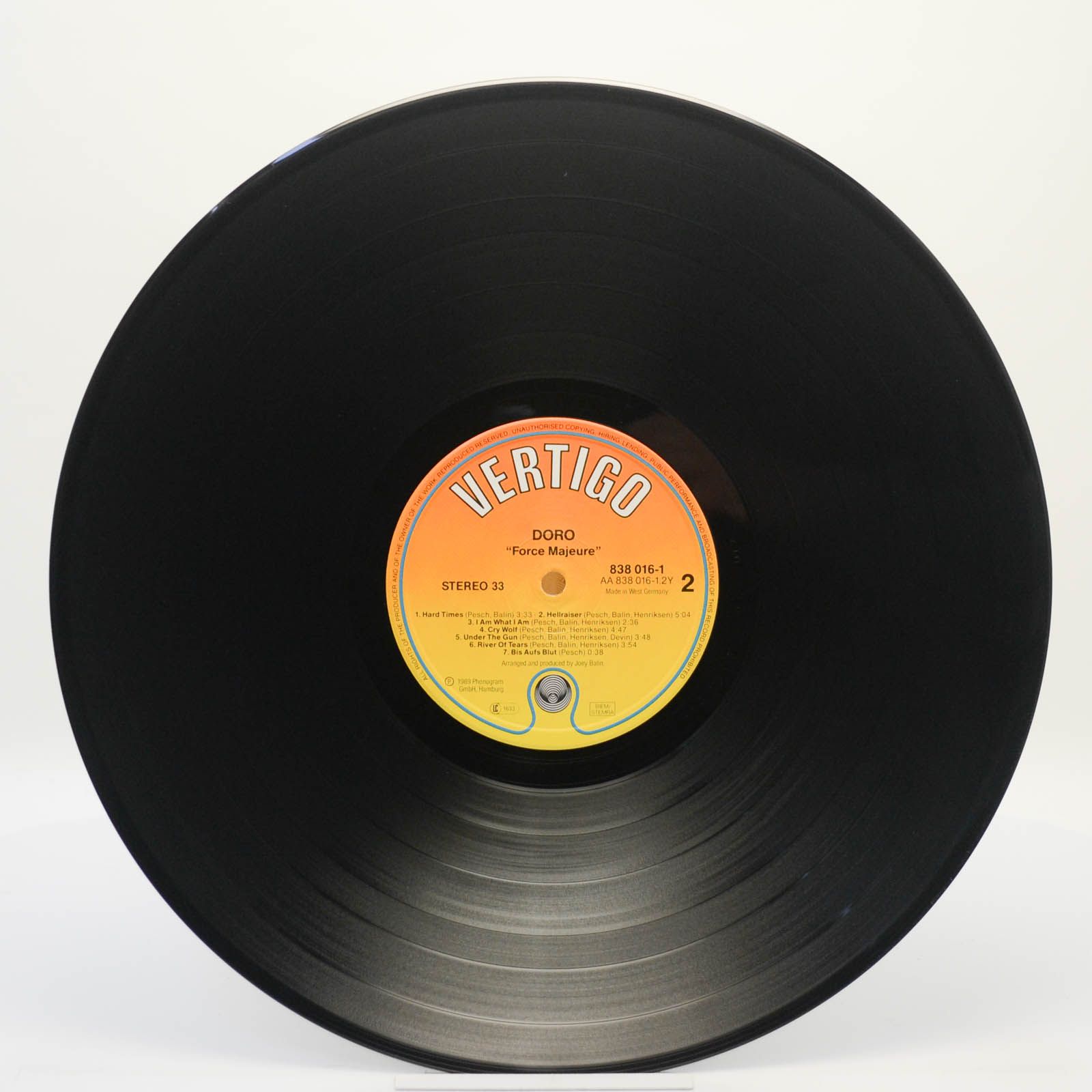 Doro — Force Majeure, 1989