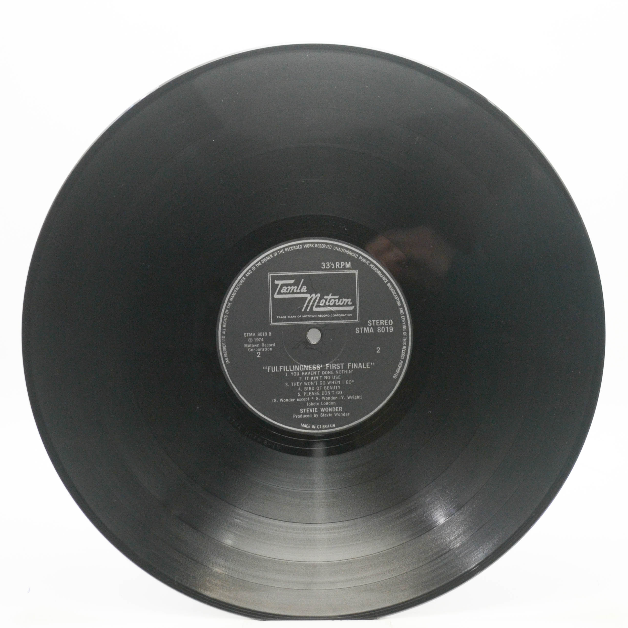 Stevie Wonder — Fulfillingness' First Finale (UK), 1974
