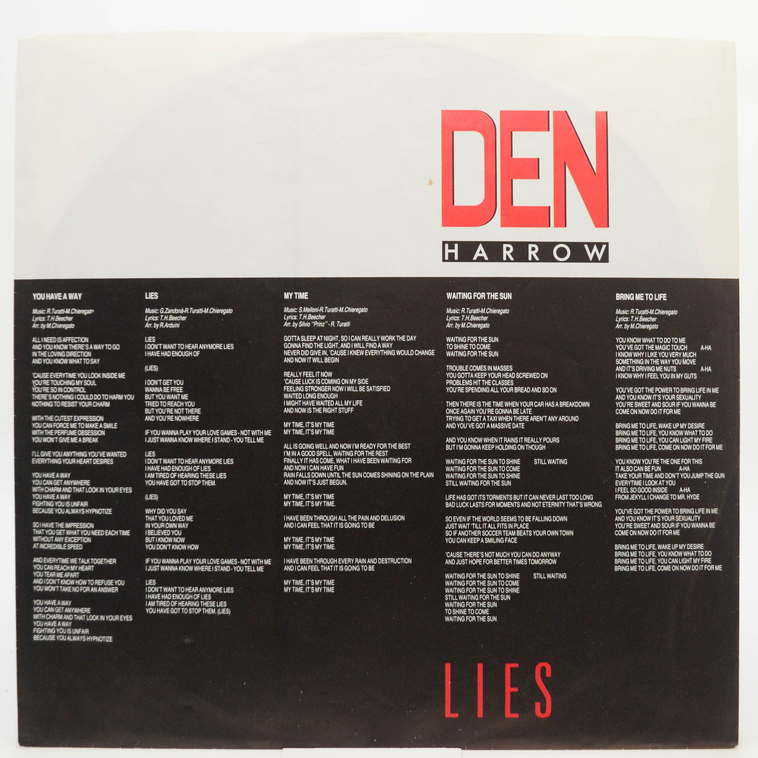 Den Harrow — Lies, 1988
