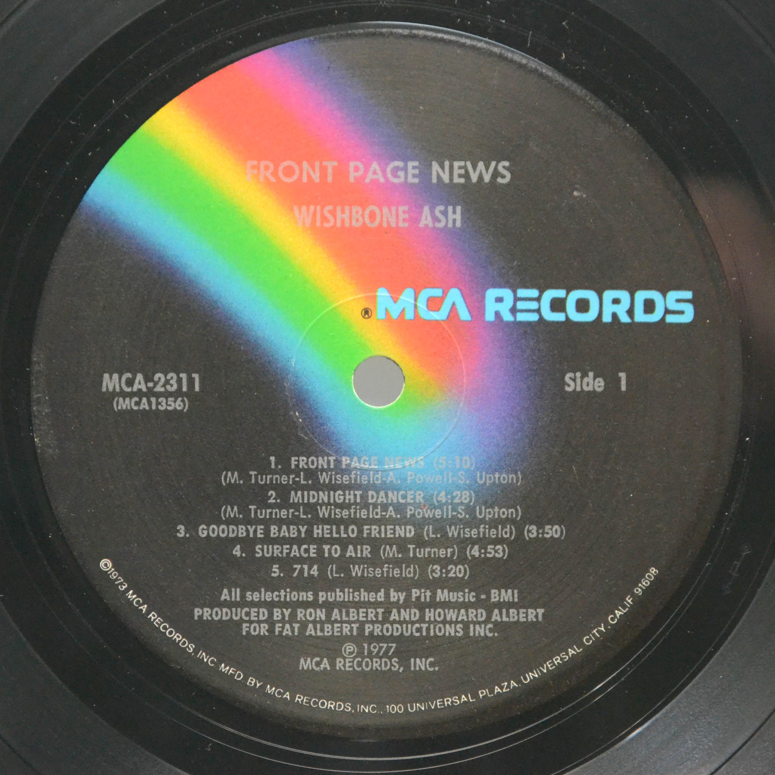 Wishbone Ash — Front Page News, 1977