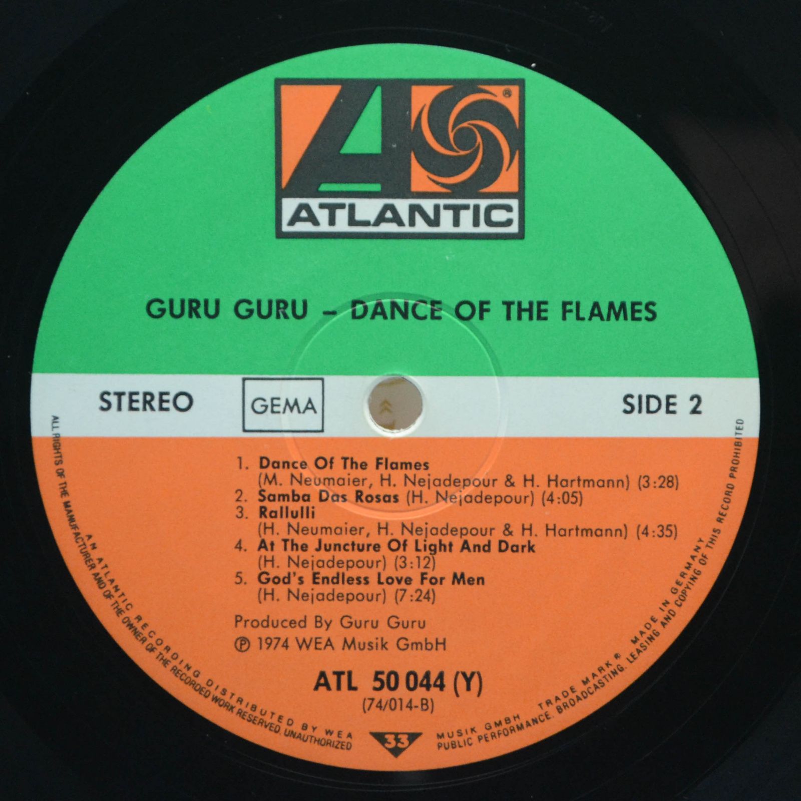 Guru Guru — Dance Of The Flames, 1974