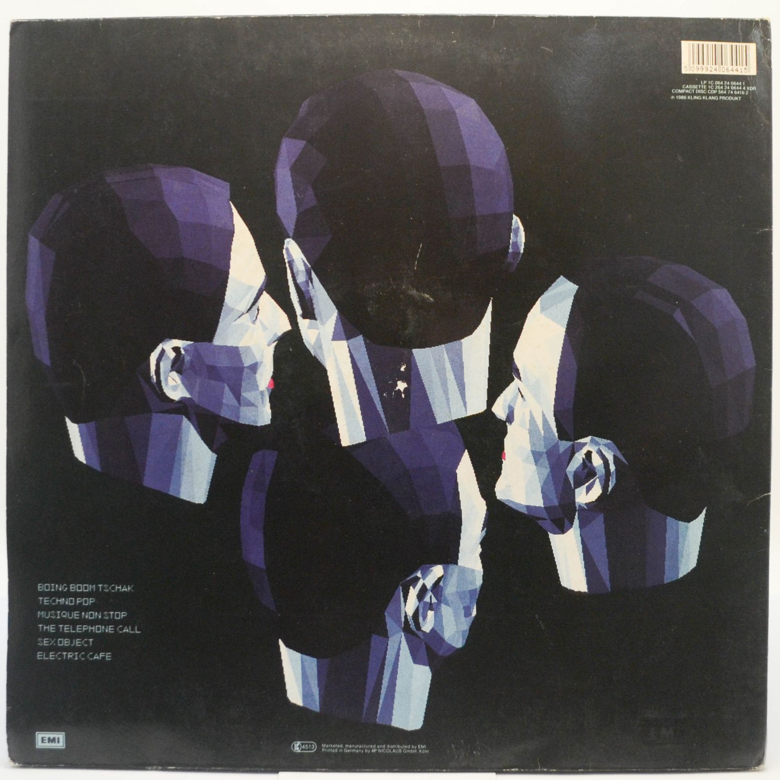 Kraftwerk — Electric Cafe, 1986