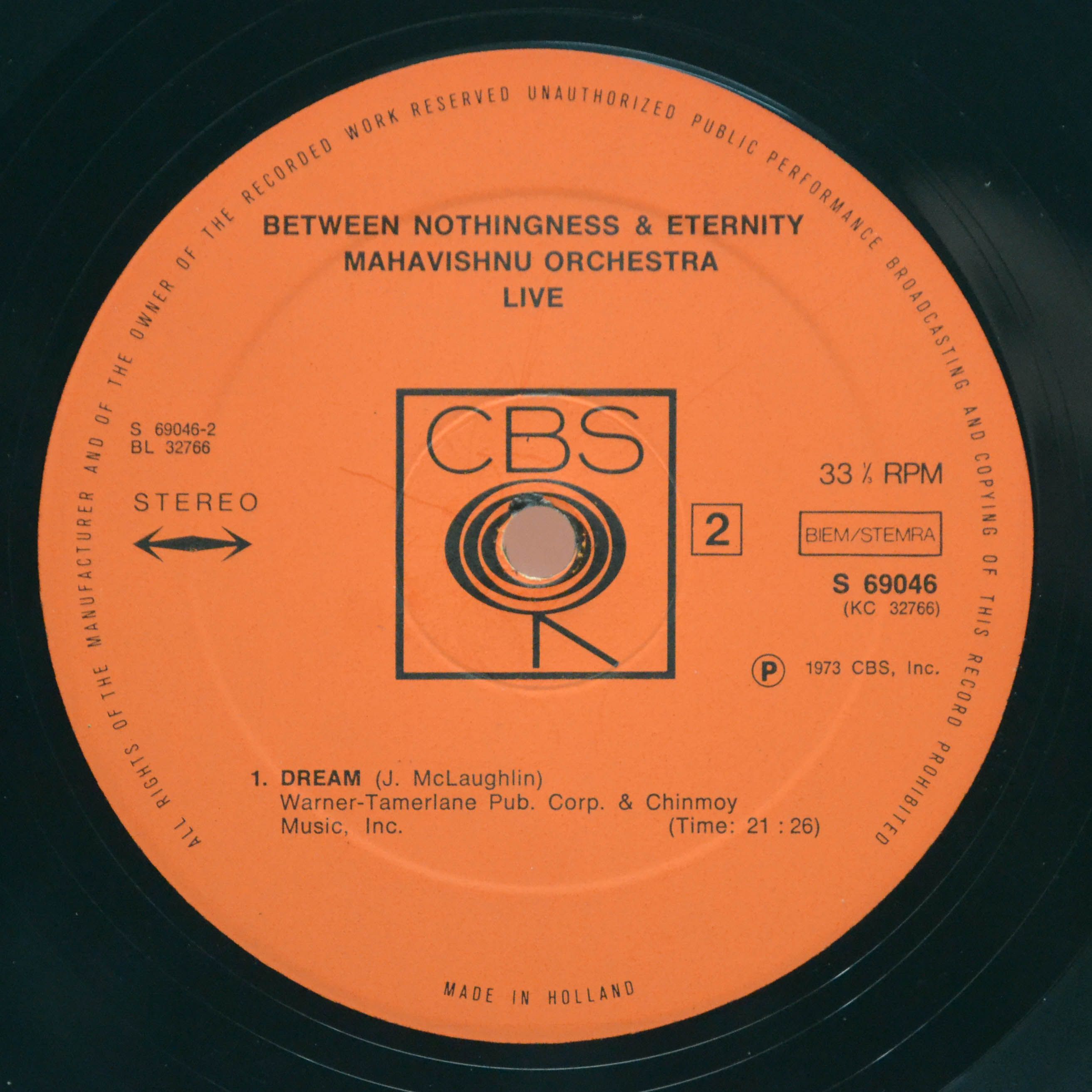 Mahavishnu Orchestra — Between Nothingness & Eternity, 1973