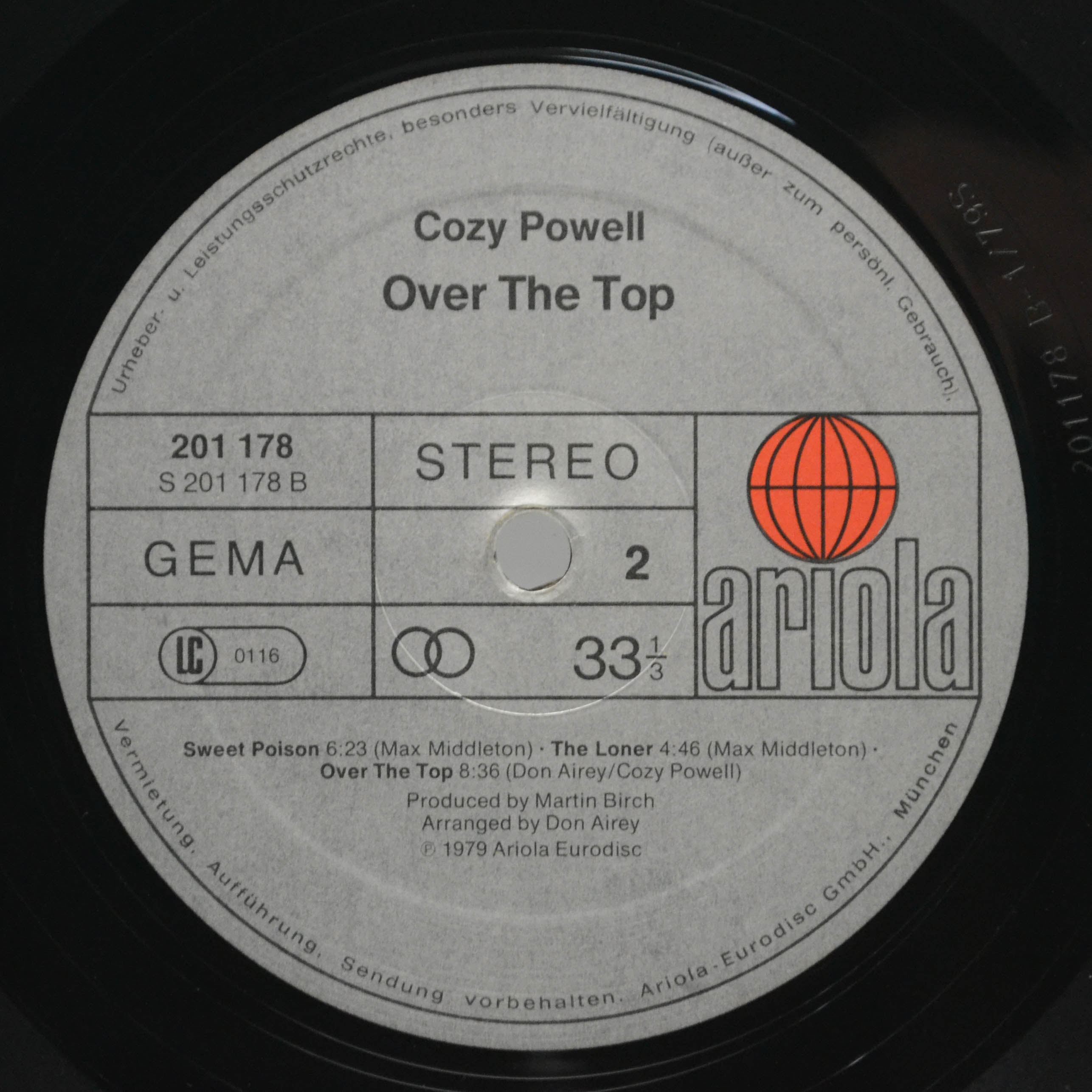 Cozy Powell — Over The Top, 1979