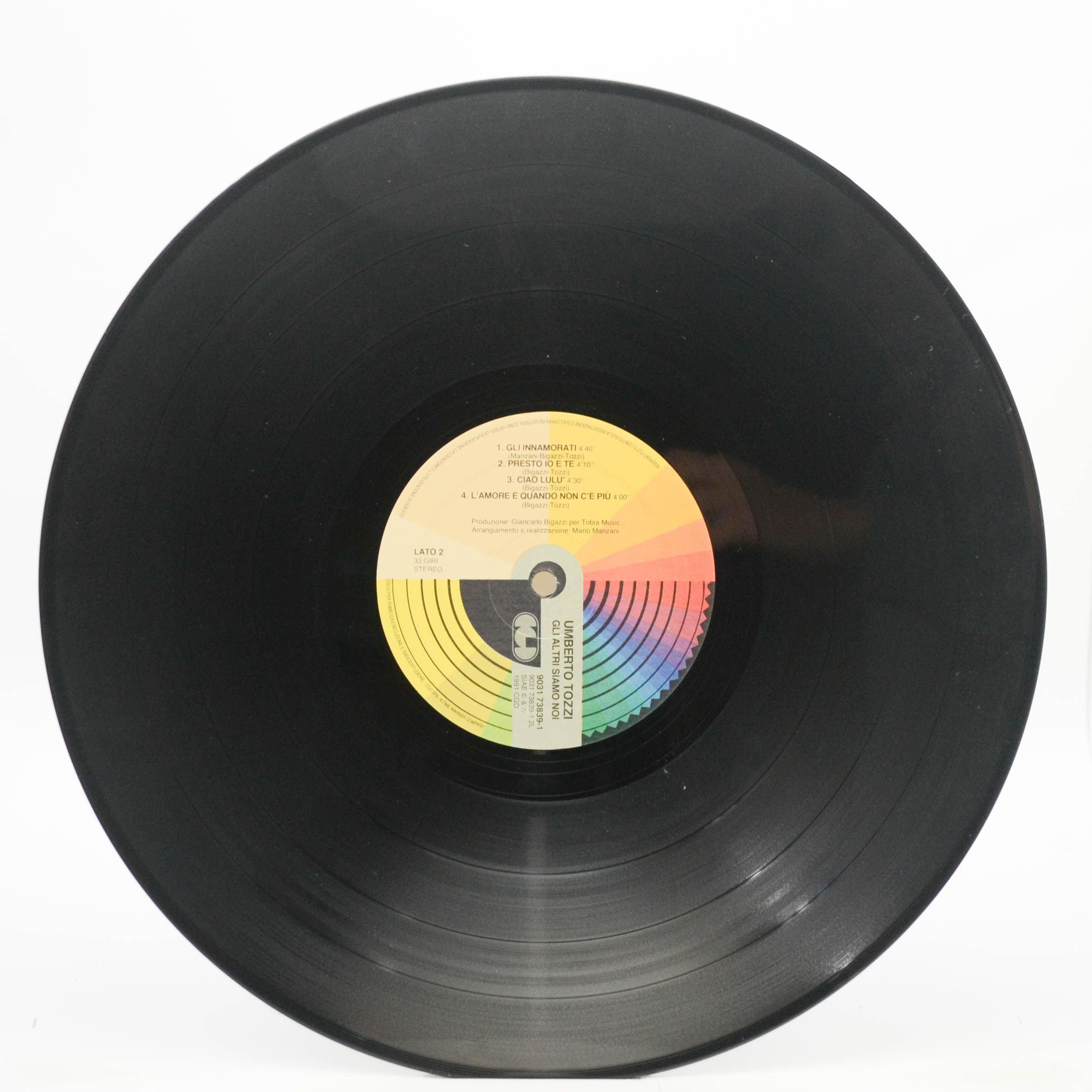 Umberto Tozzi — Gli Altri Siamo Noi, 1991