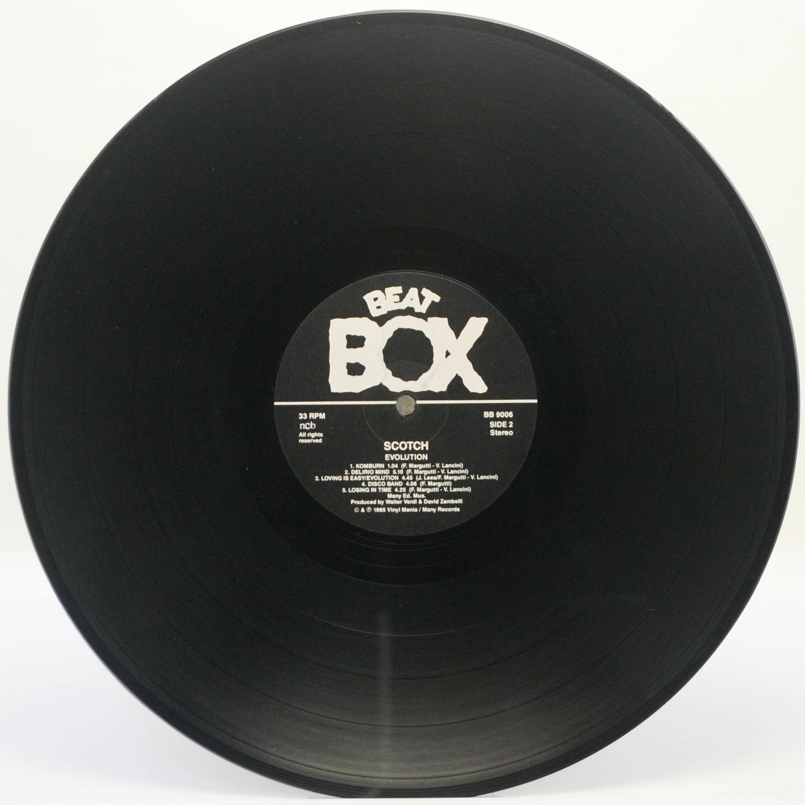 Scotch — Evolution, 1985