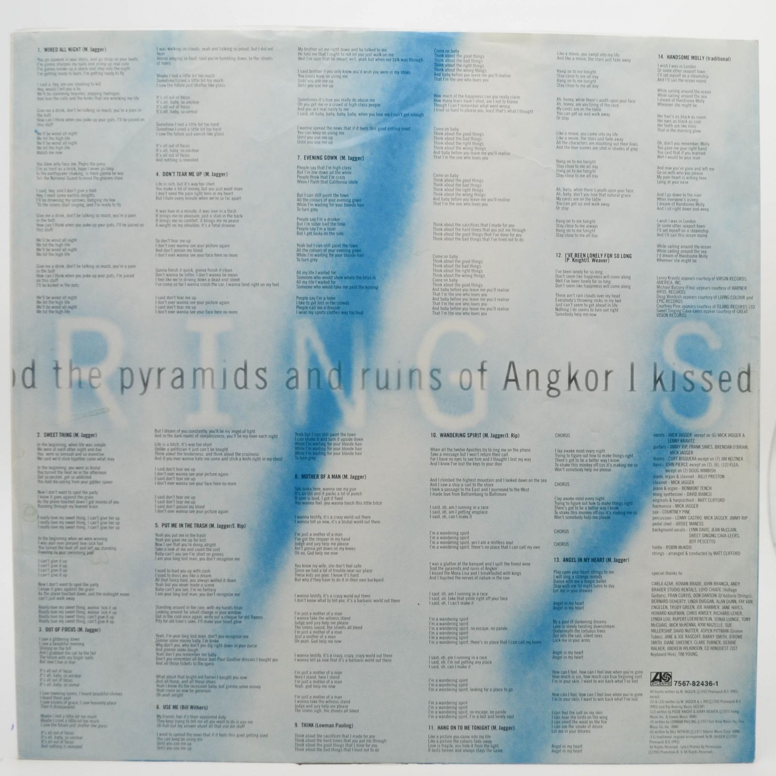 Mick Jagger — Wandering Spirit, 1993