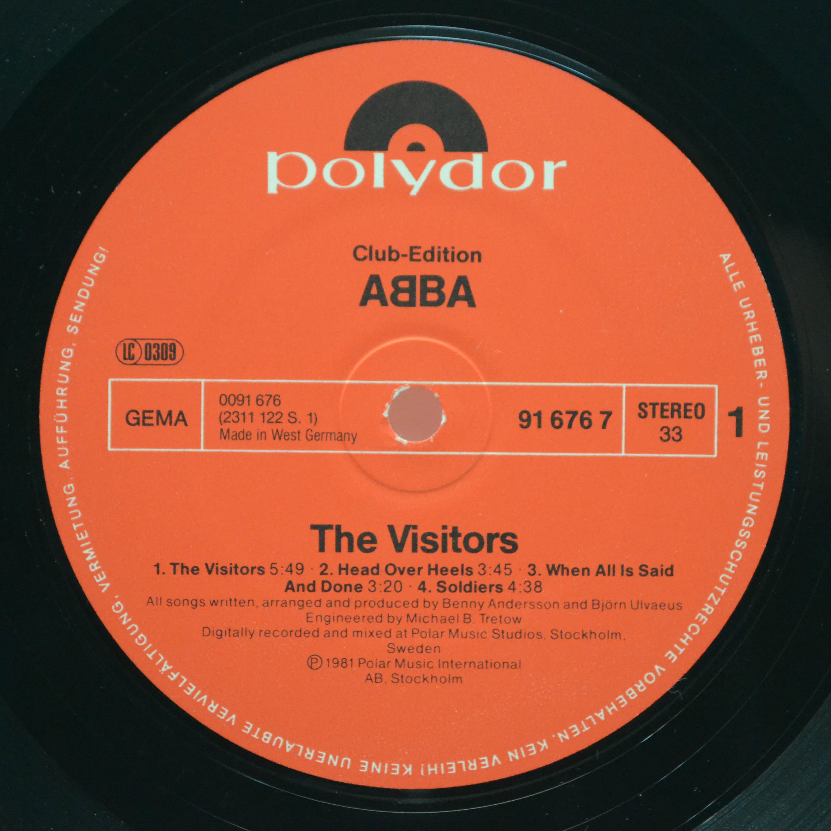 ABBA — The Visitors, 1981