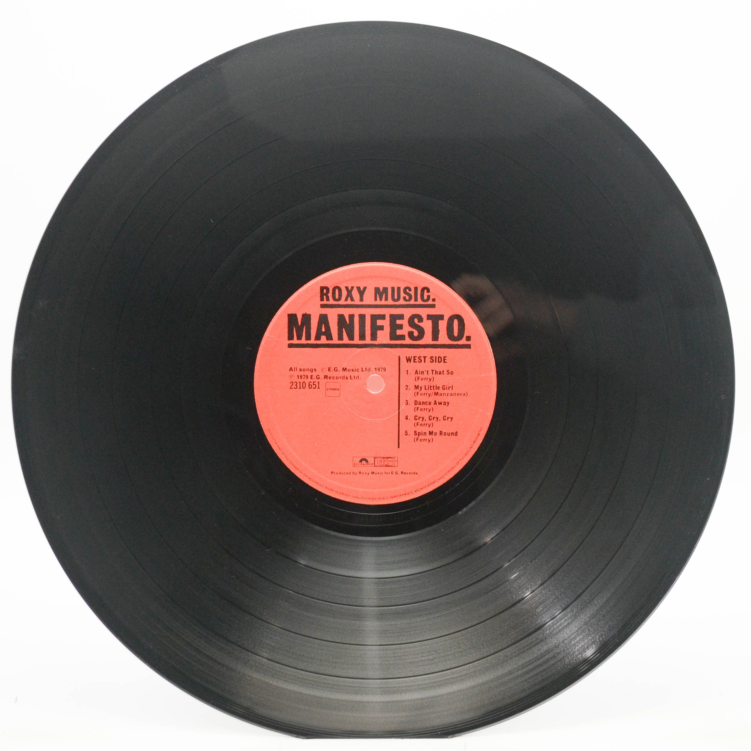 Roxy Music — Manifesto, 1979