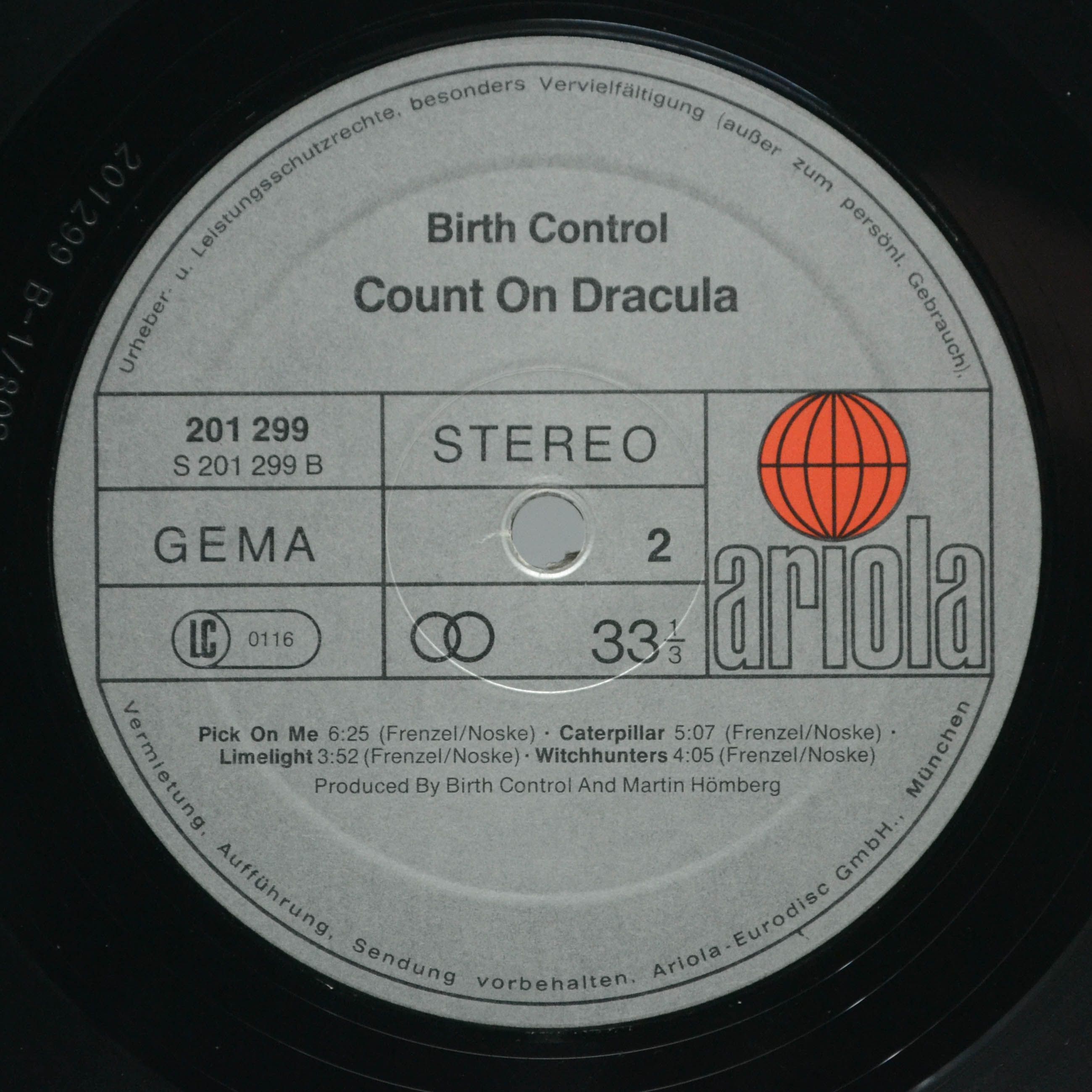 Birth Control — Count On Dracula, 1980