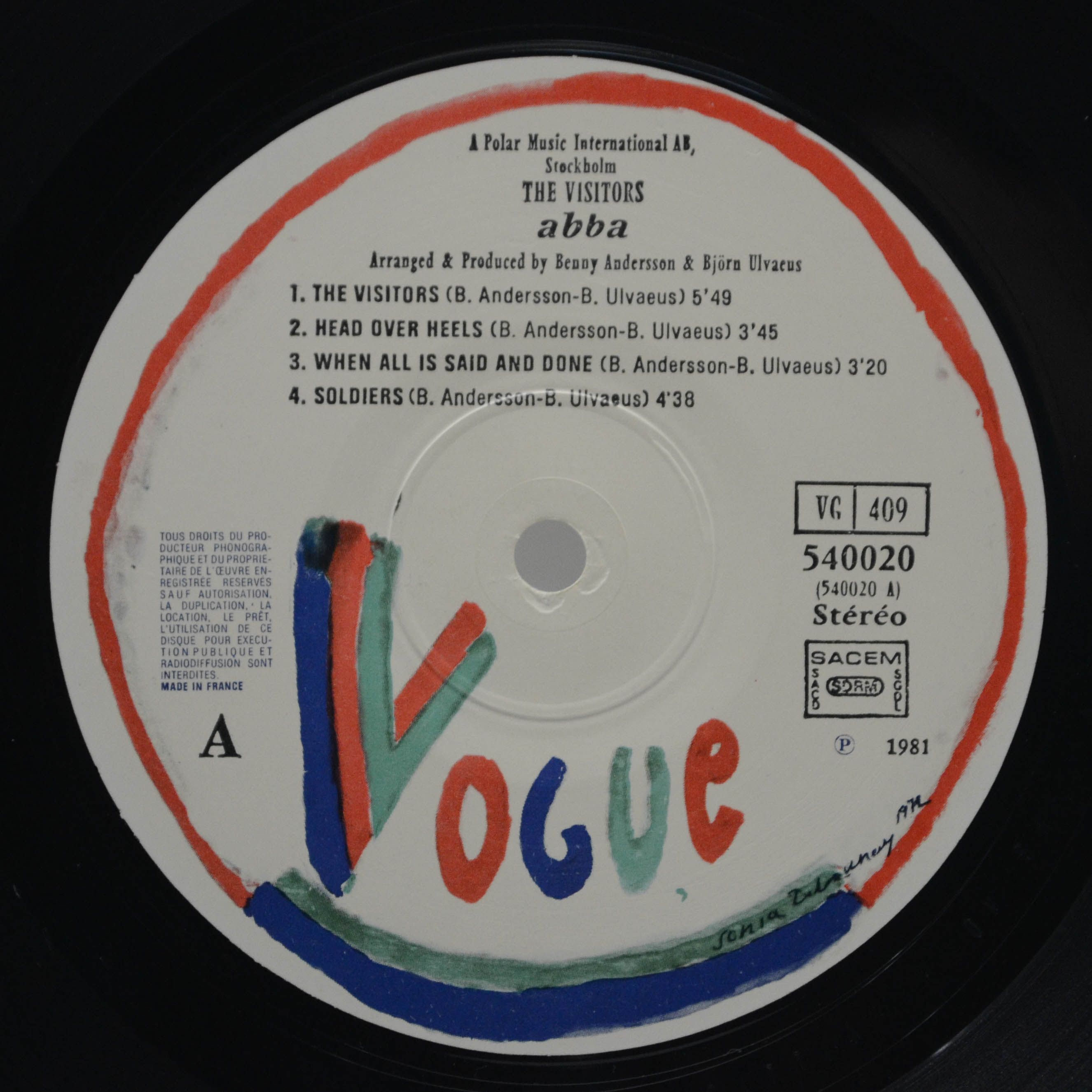 ABBA — The Visitors, 1981