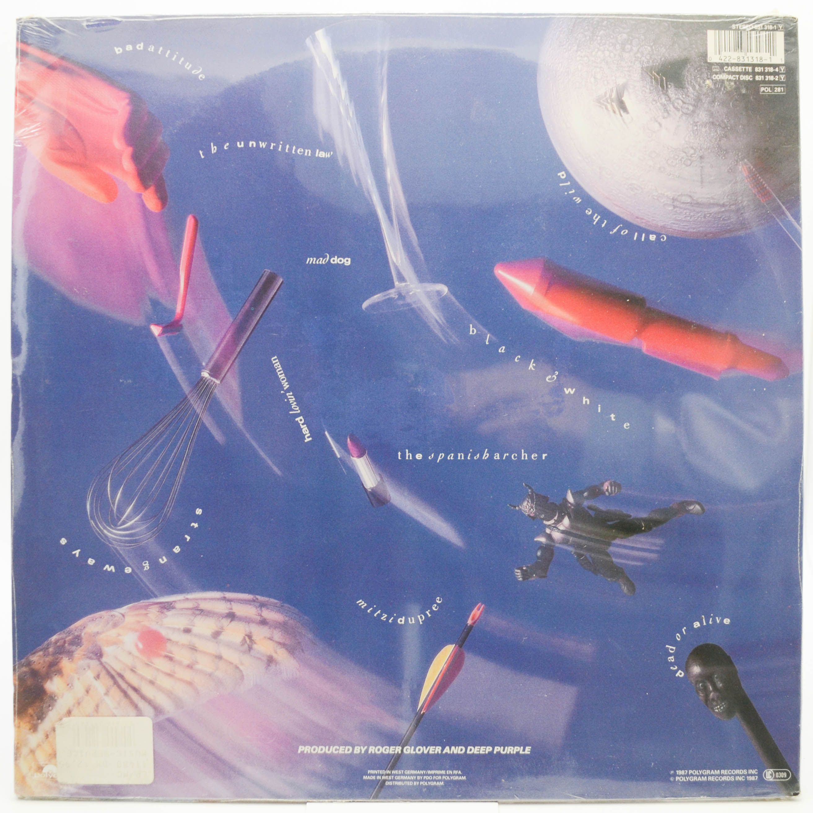 Deep Purple — The House Of Blue Light, 1987