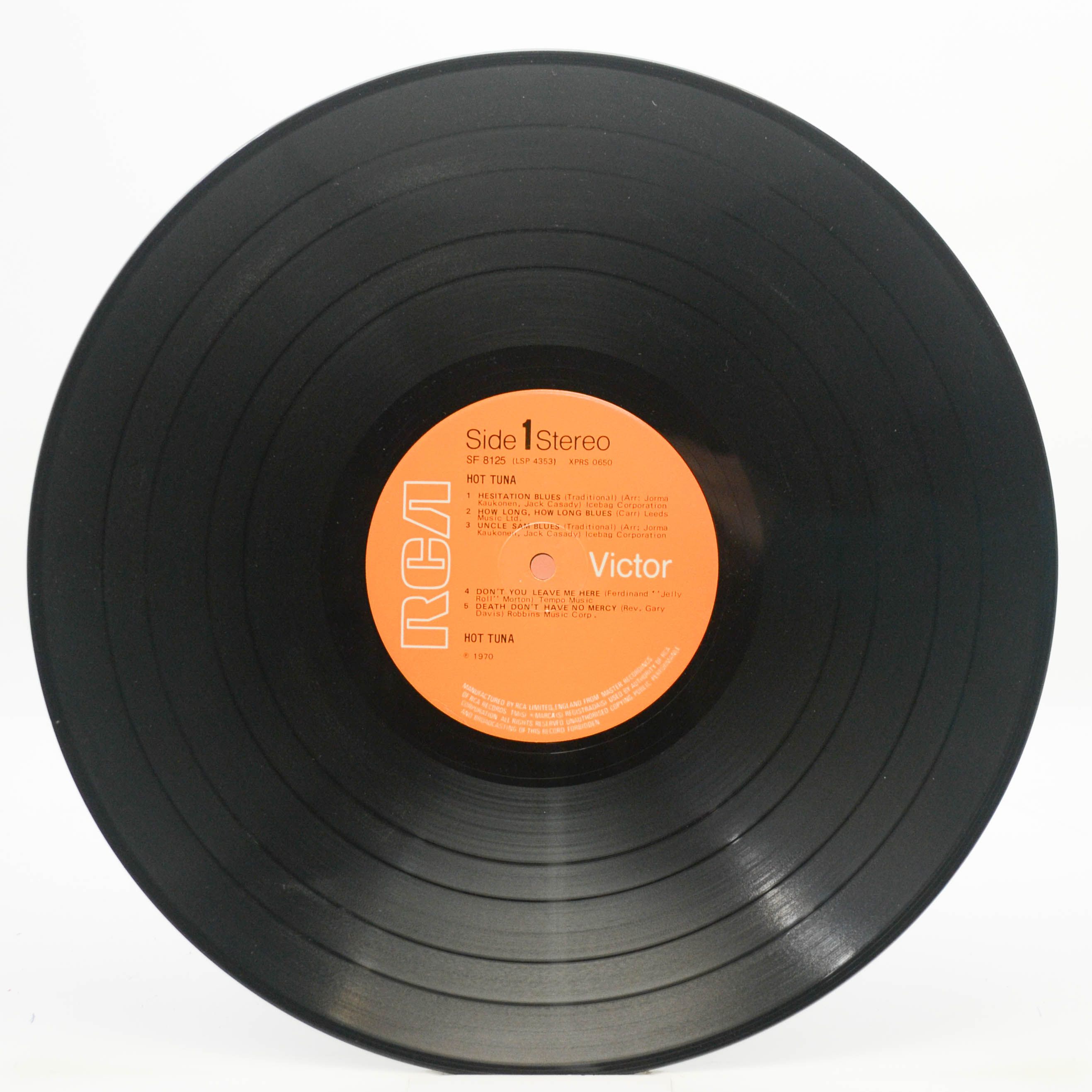 Hot Tuna — Hot Tuna (UK), 1970