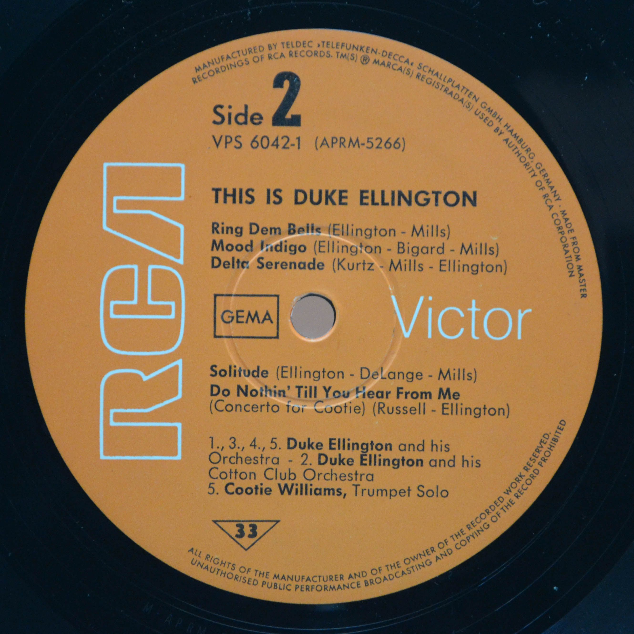 Duke Ellington — This Is Duke Ellington (2LP), 1971