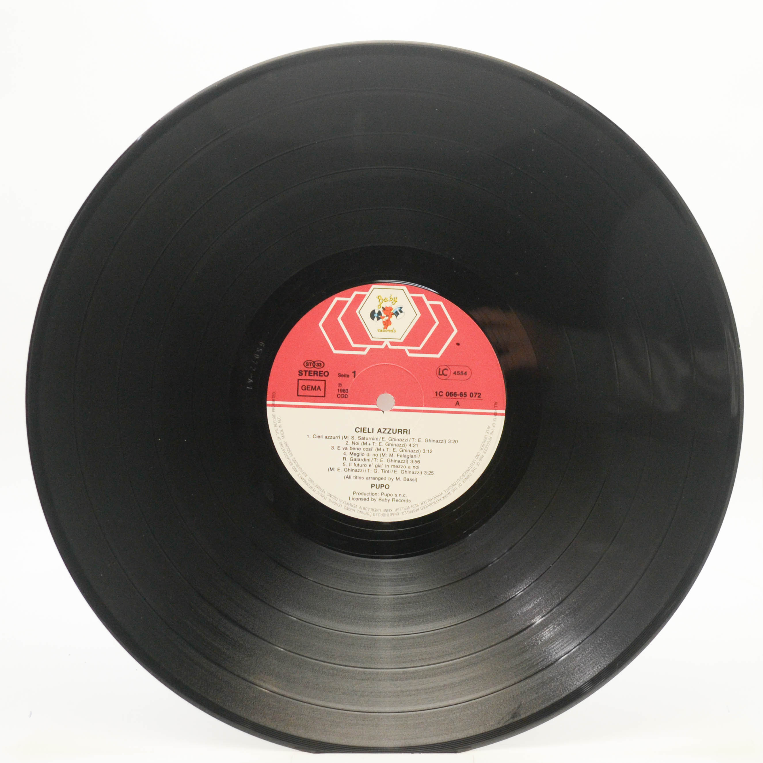 Pupo — Cieli Azzurri, 1983