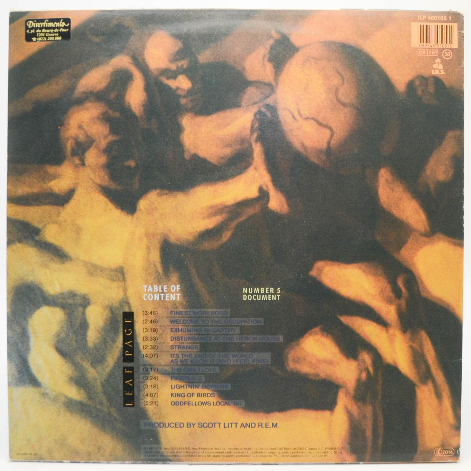 R.E.M. — Document, 1987