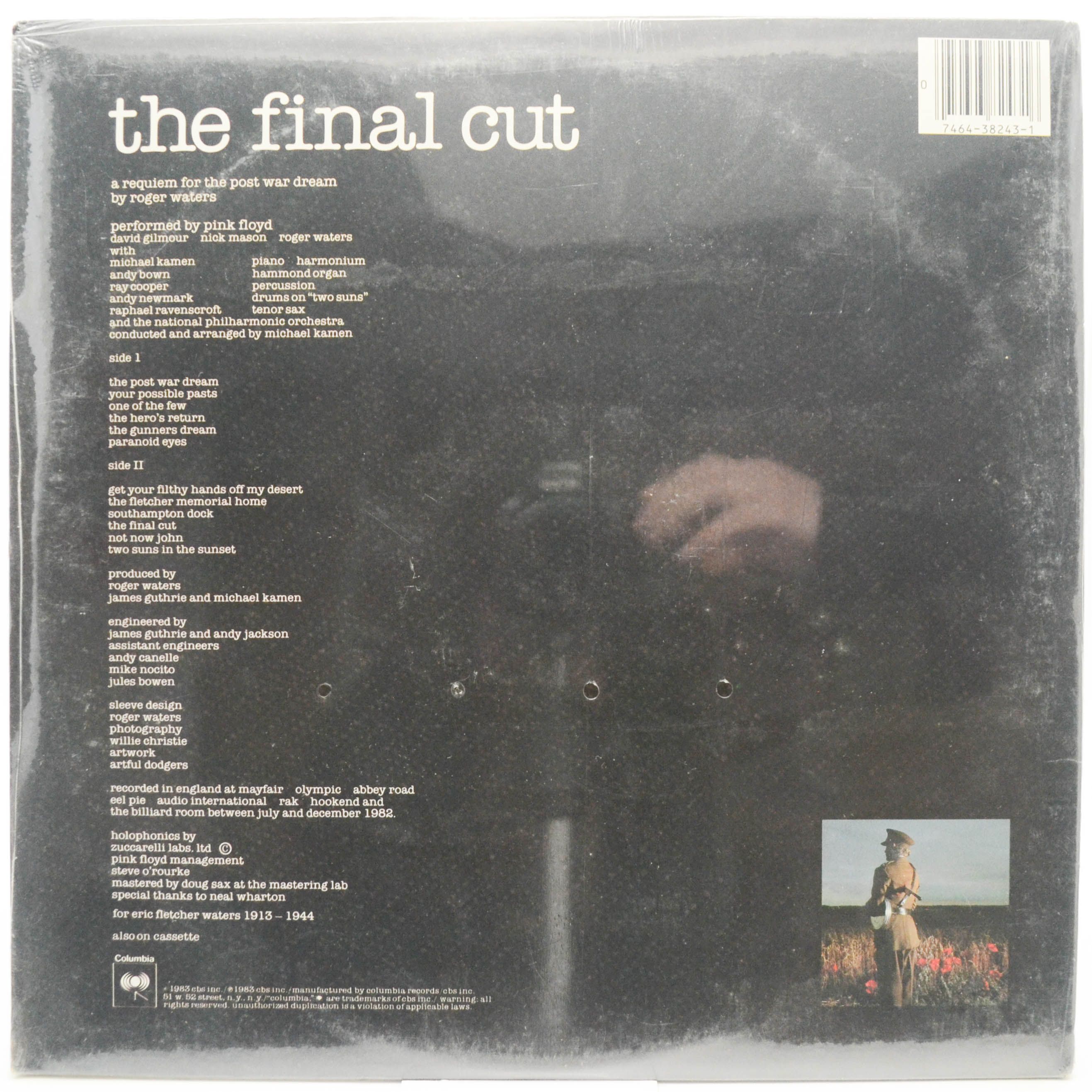 Pink Floyd — The Final Cut (USA), 1983