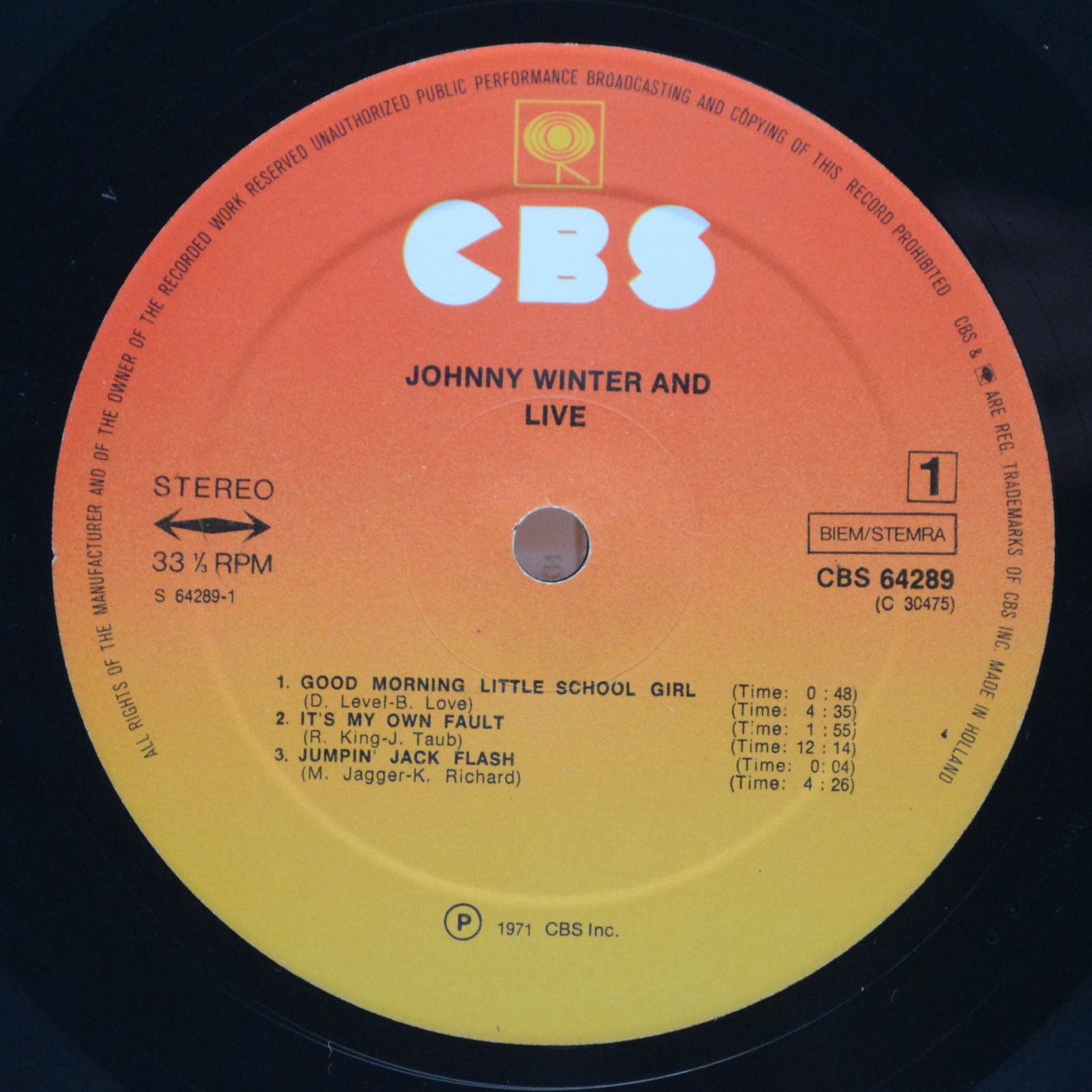 Johnny Winter And — Live Johnny Winter And, 1971