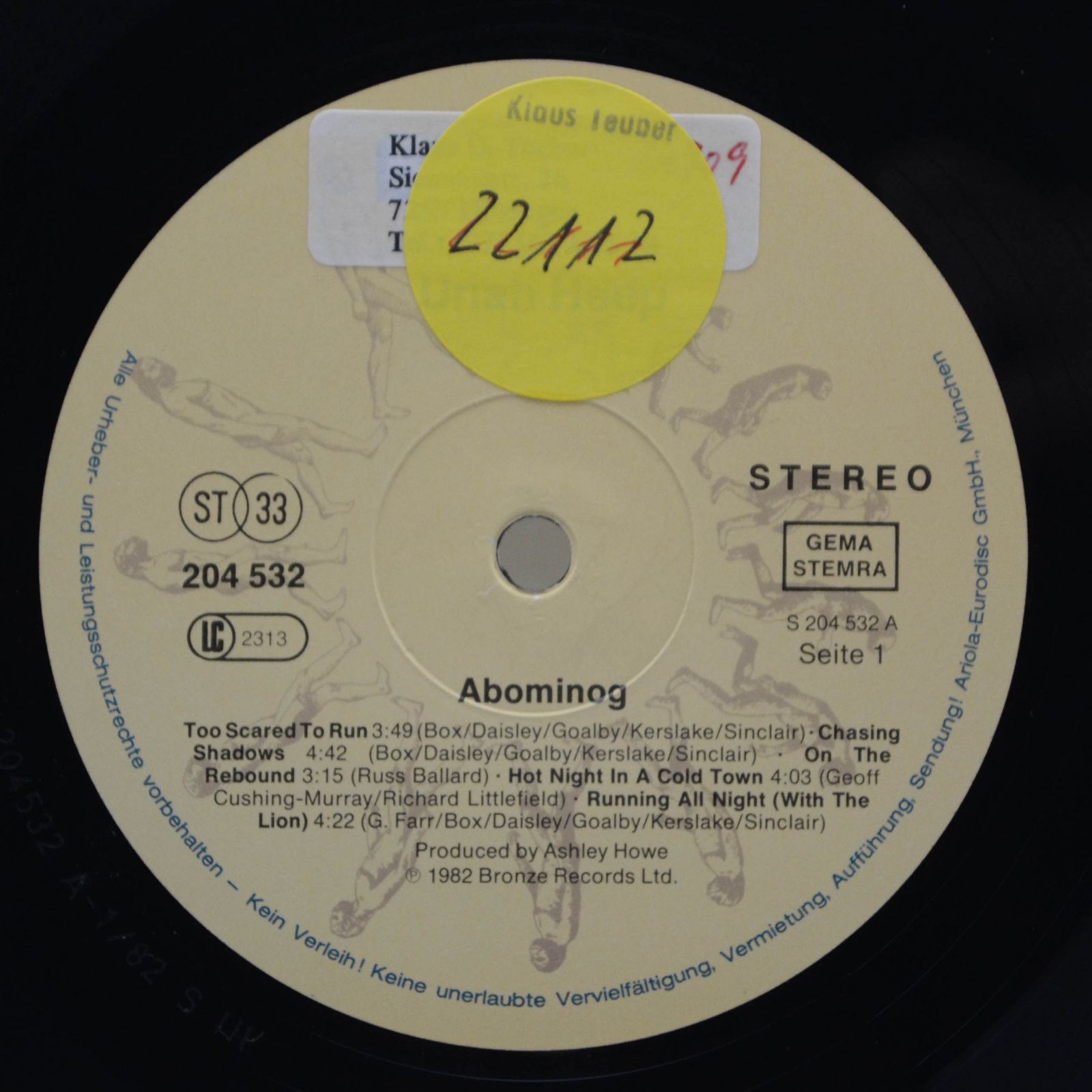 Uriah Heep — Abominog, 1982