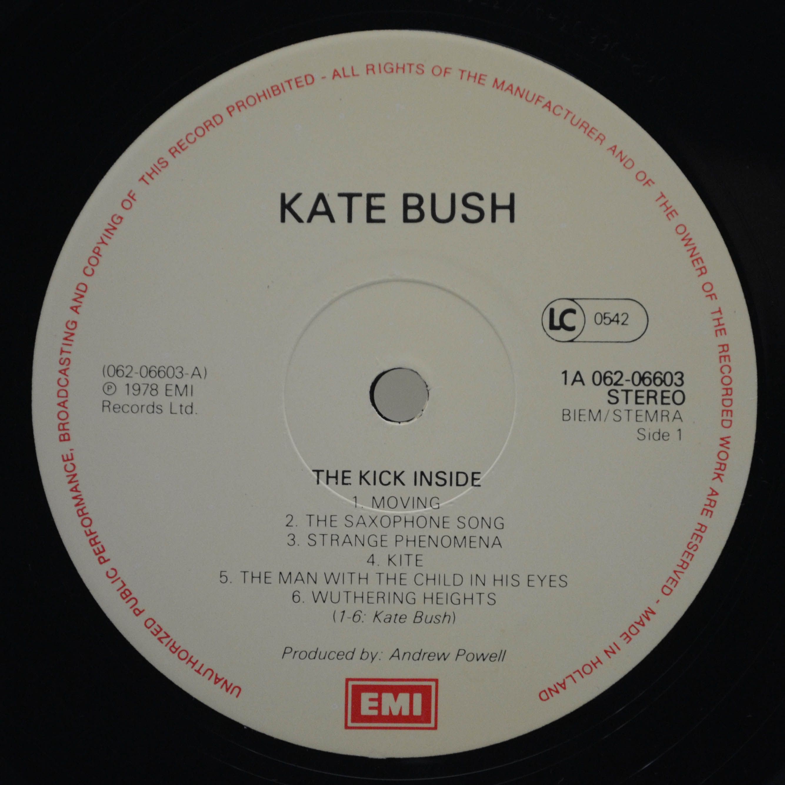 Kate Bush — The Kick Inside, 1978