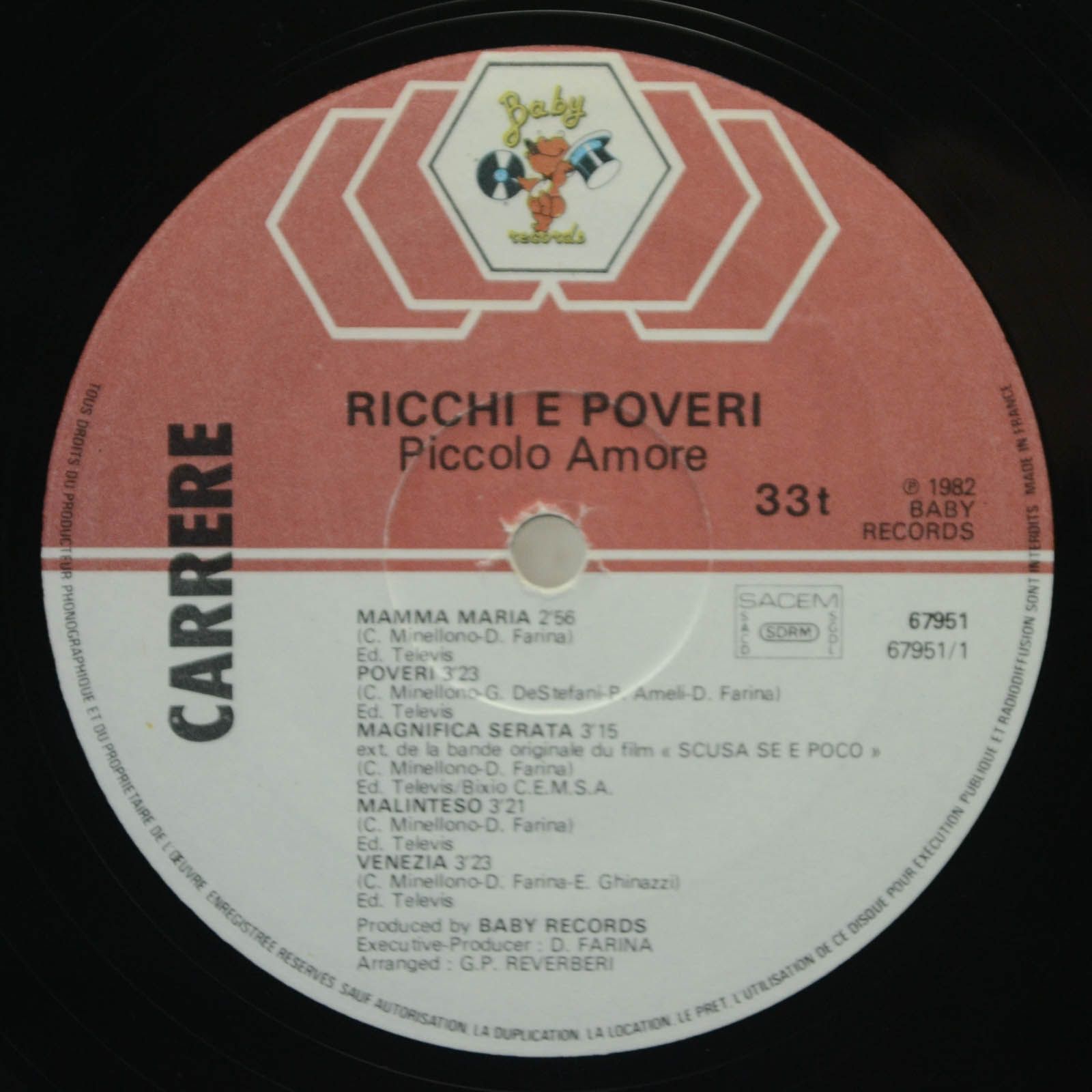 Ricchi & Poveri — Piccolo Amore, 1982