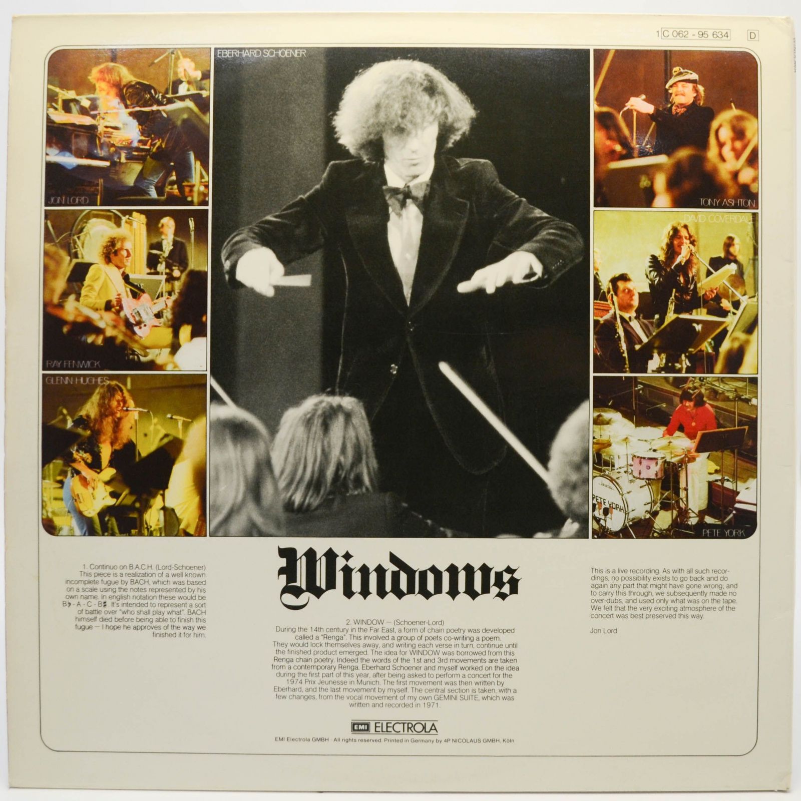 Jon Lord — Windows, 1974