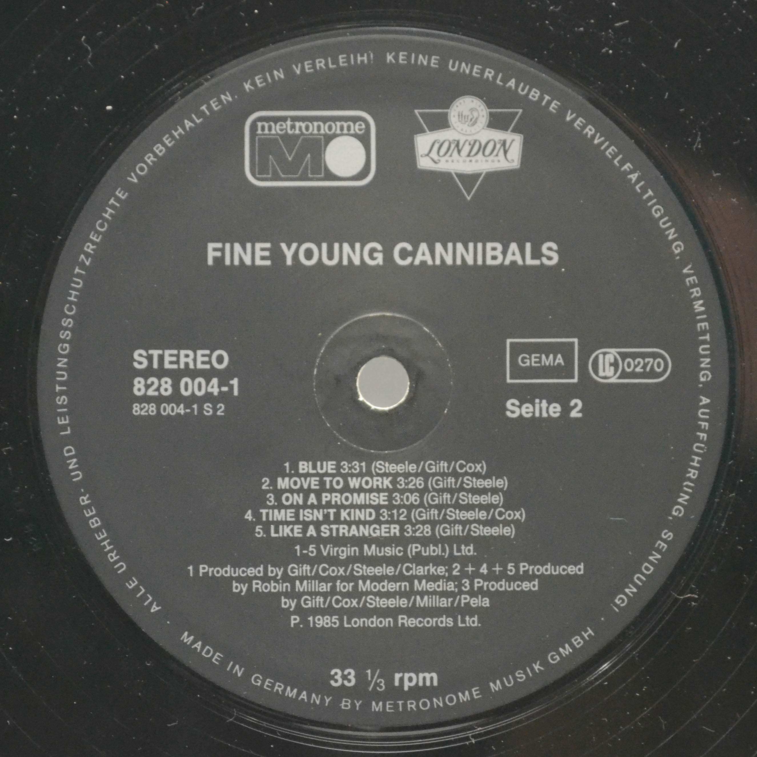 Fine Young Cannibals — Fine Young Cannibals, 1985